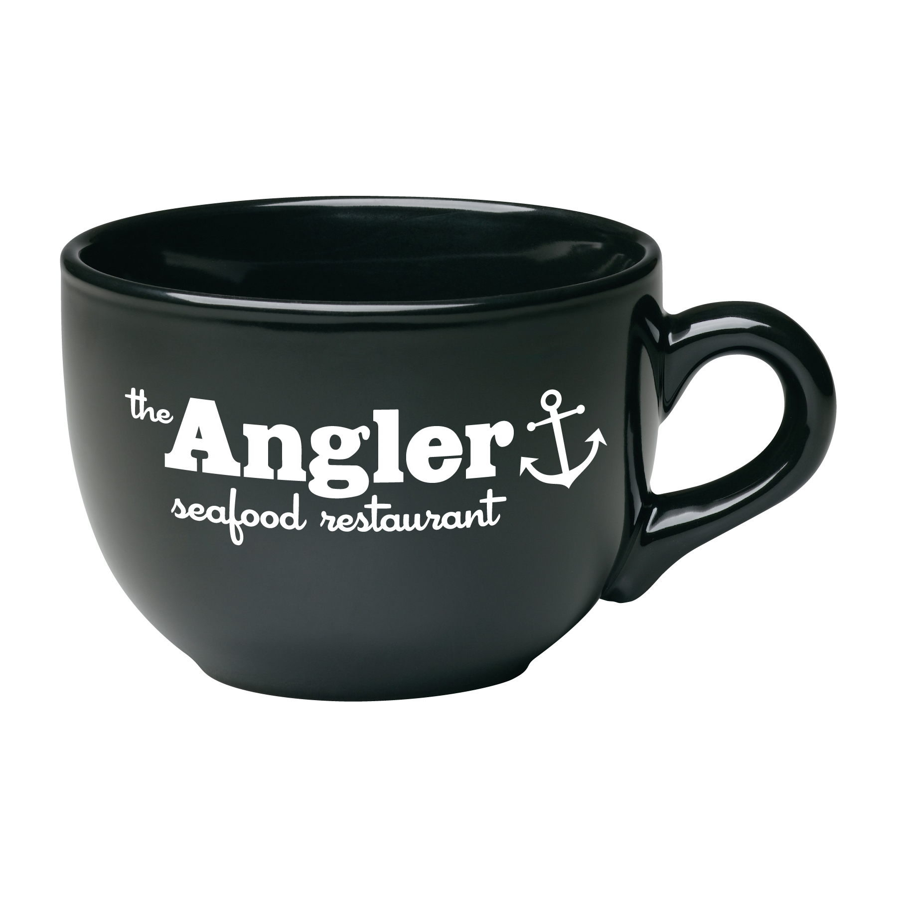 24 oz Black Souper Mug
