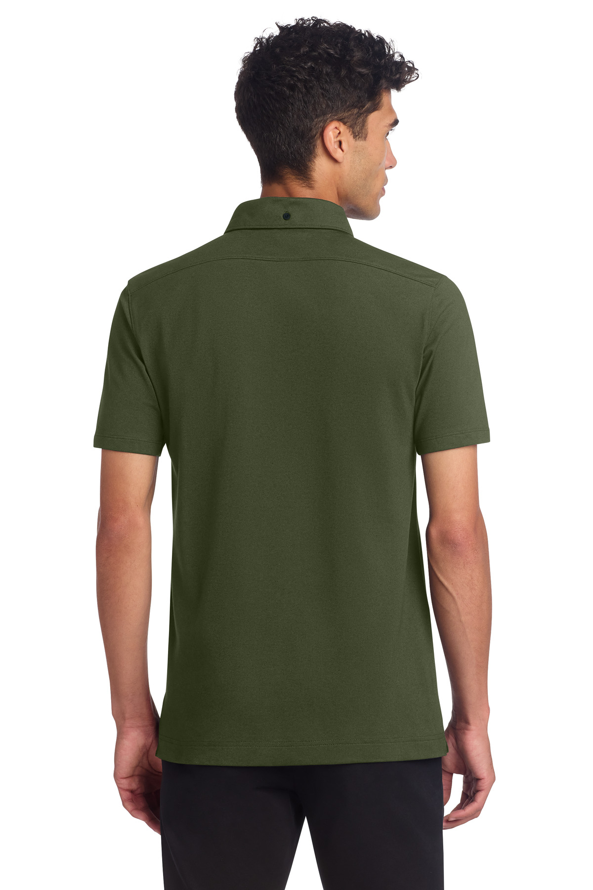 Mercer+Mettle Stretch Pique Full-Button Polo MM1006 7