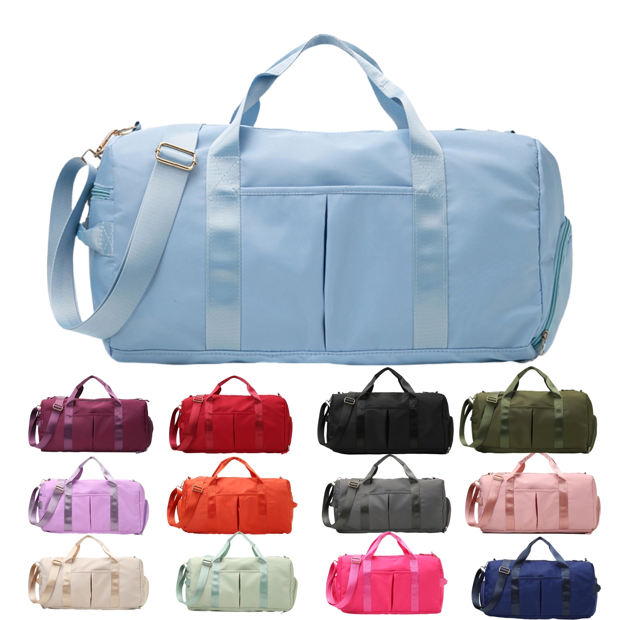 MOQ 50 Wet And Dry Separation Sports Bag Travel Duffel 1