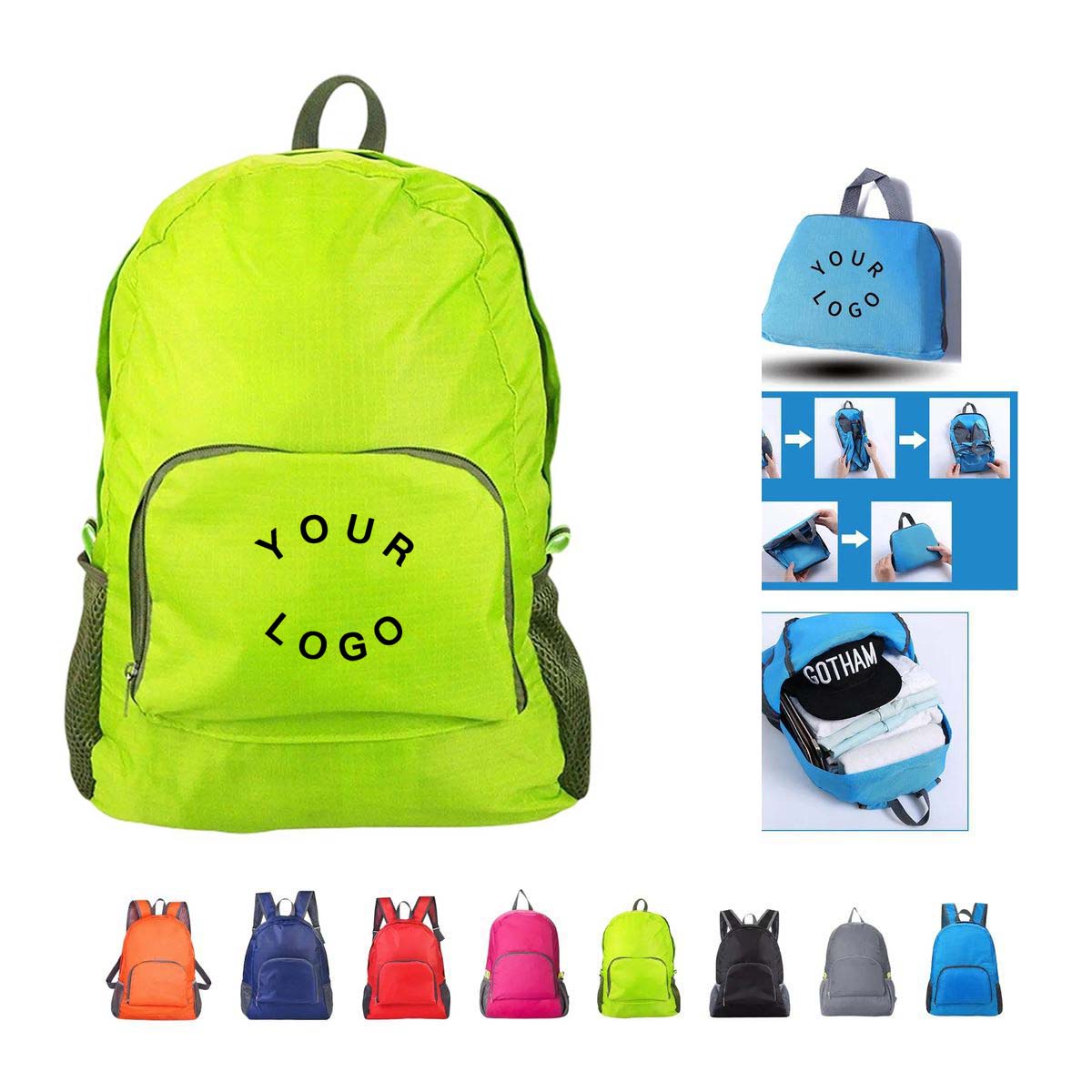 Foldable Waterproof Backpack for Travel and Outdoors 8