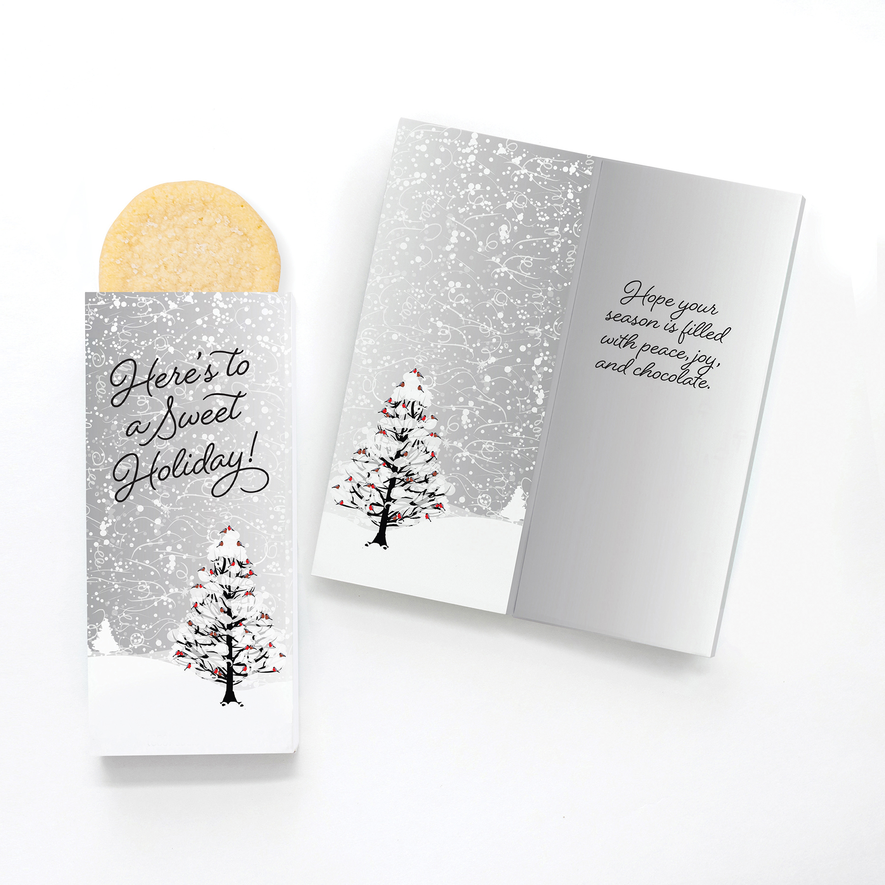 One Color Foil-Stamped Stock Cardinals Sweeter Cards with Sugar Cookies 3