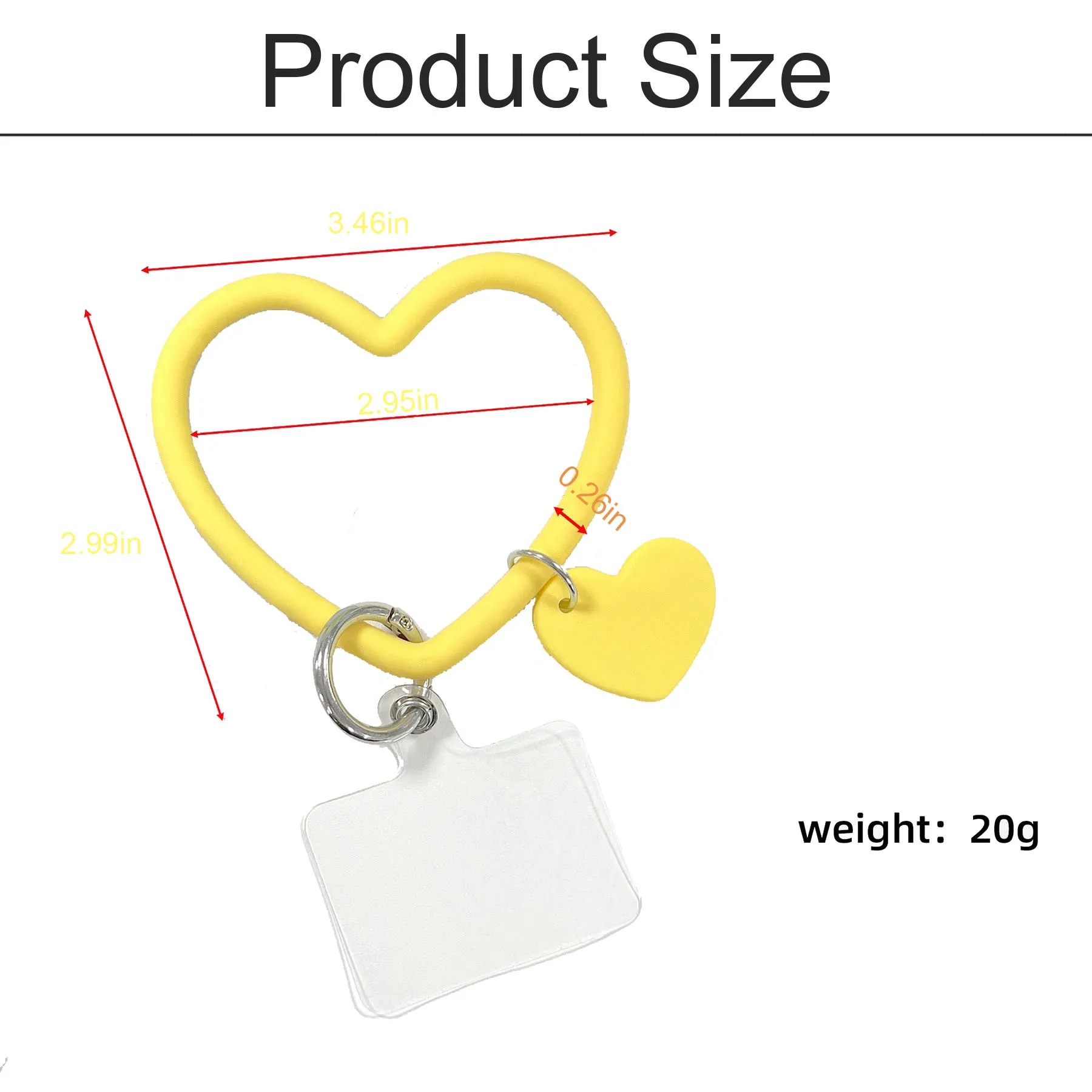 Heat-shaped Phone Hand Wrist With Keychain Lanyard Strap 6