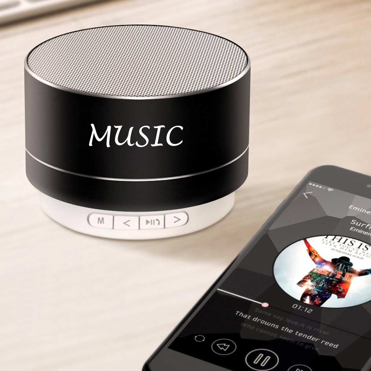 A10  Aluminum Alloy TF Card Wireless Speaker 7