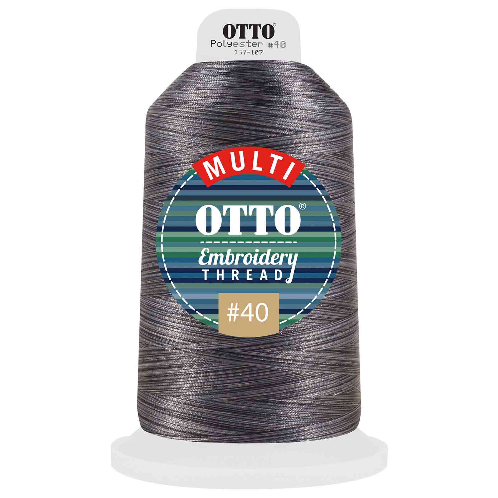 OTTO Embroidery Multicolor Thread #40 5,500 yd. King Cone 18