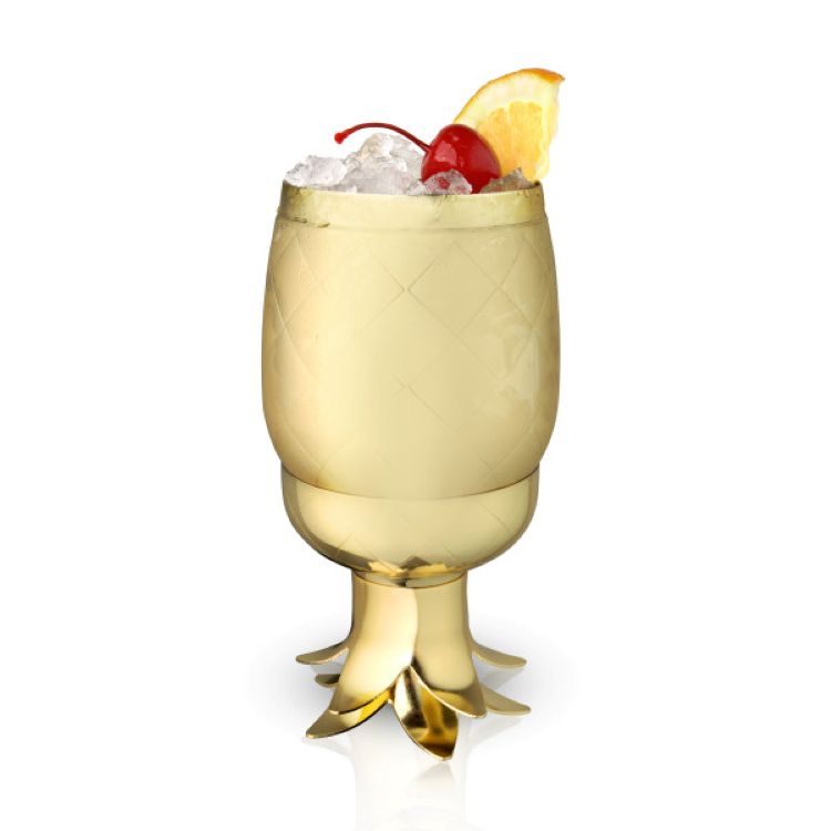 Viski® Pacific Pineapple Shaker 2