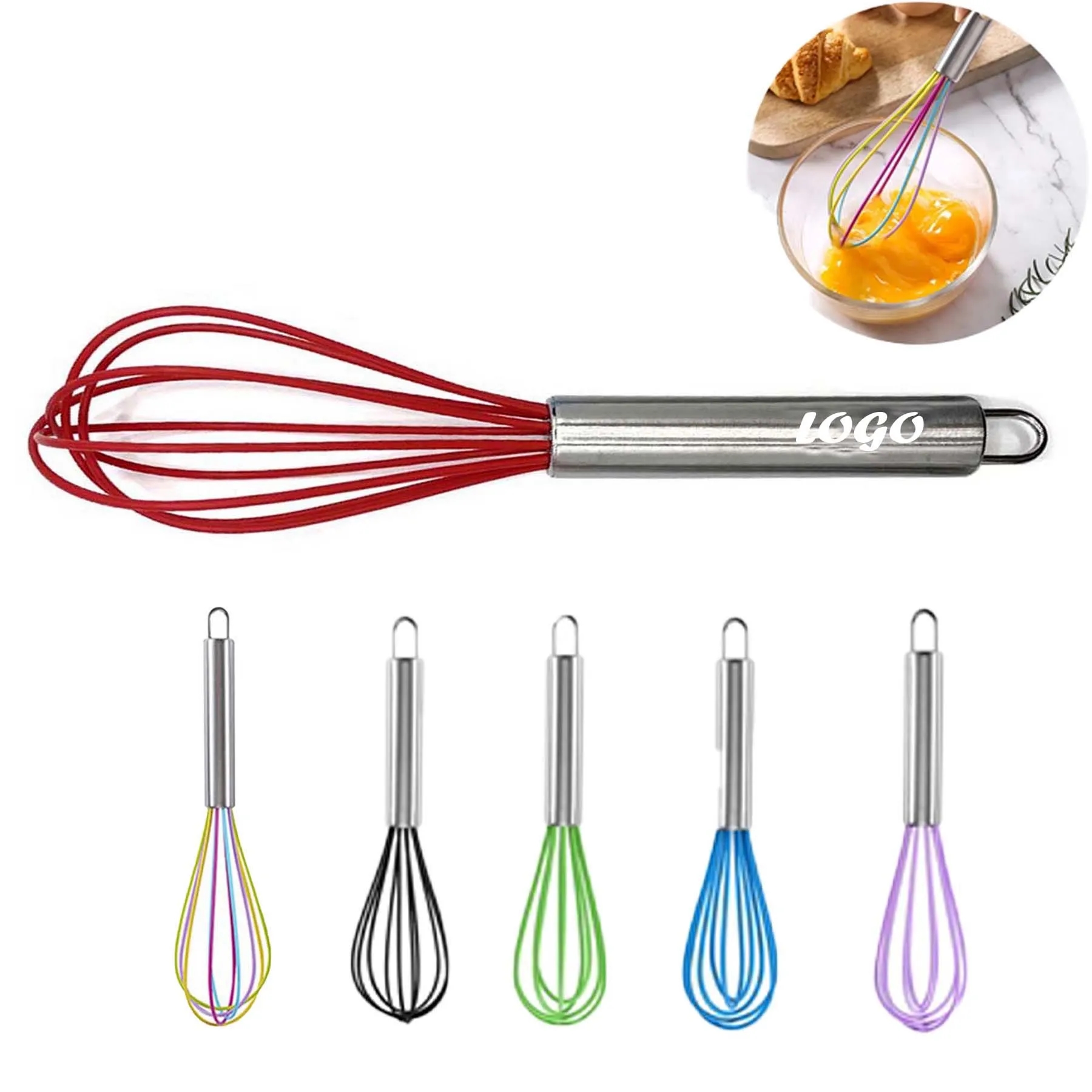 Manual Stainless Steel Whisk 3