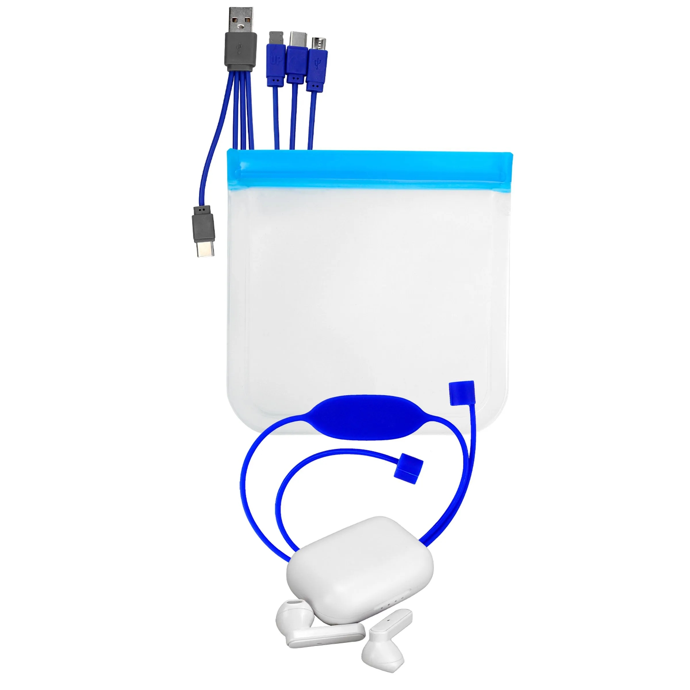 TRUE WIRELESS STRAPPY STORAGE CABLE SET 10