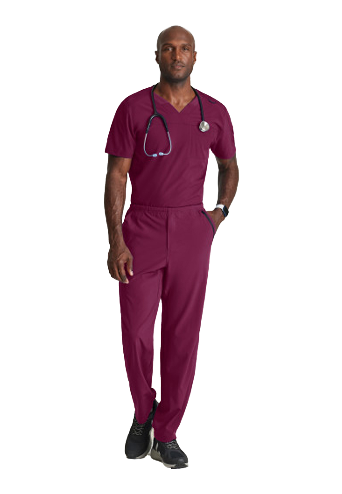 Barco One - Men's Two-Pocket V-Neck Velocity Scrub Top 1
