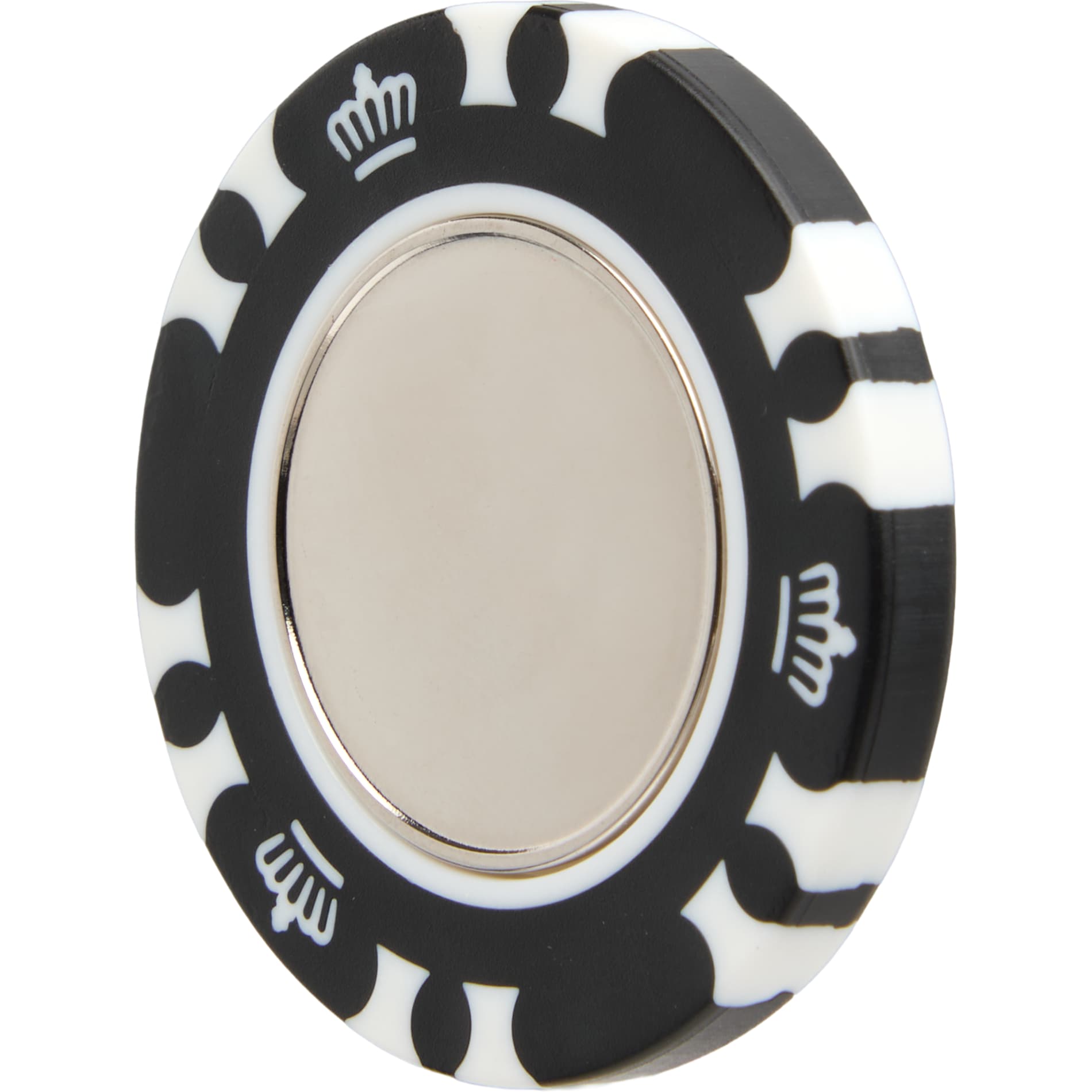 Recycled Poker Chip w/ Metal Ballmarker 17