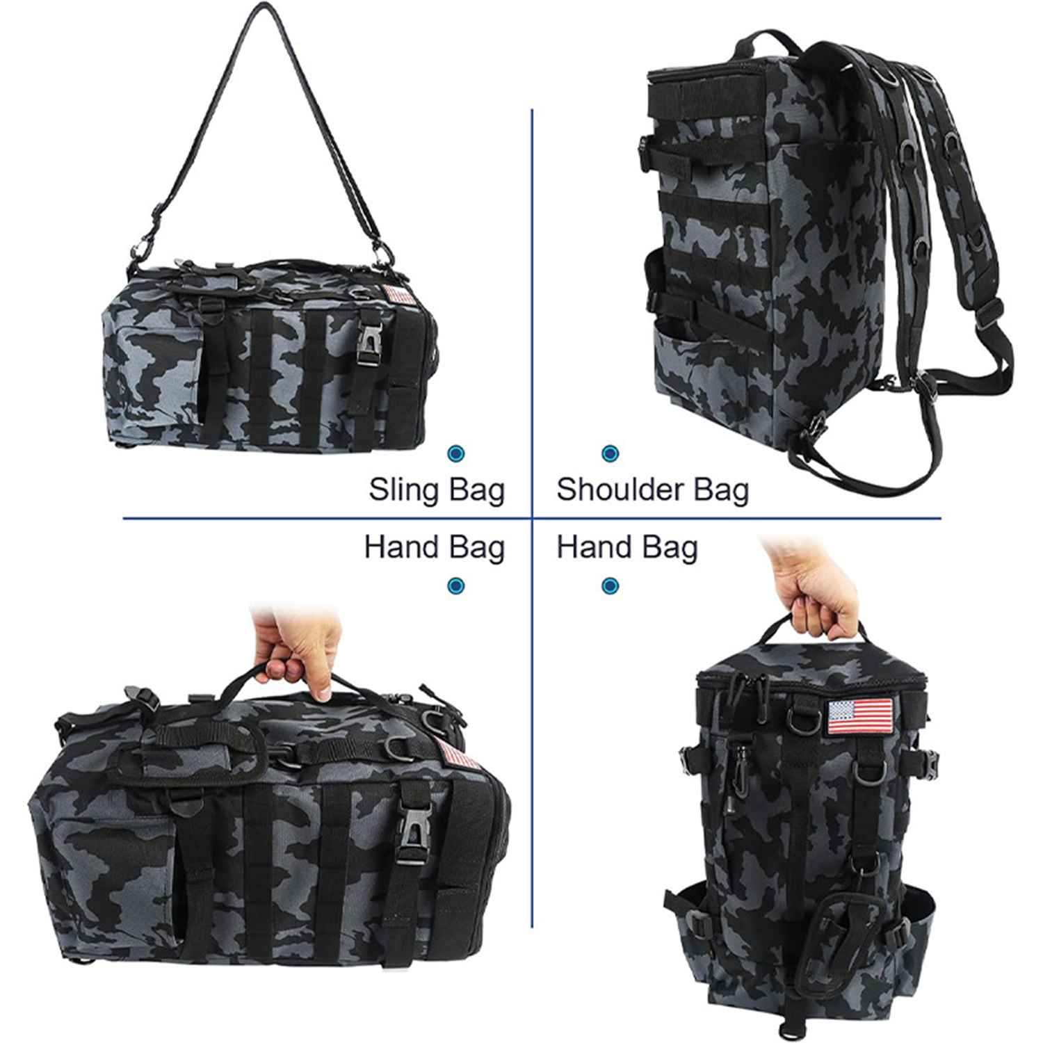 Spacious Oxford Portable Fishing Tackle Storage Bag 5