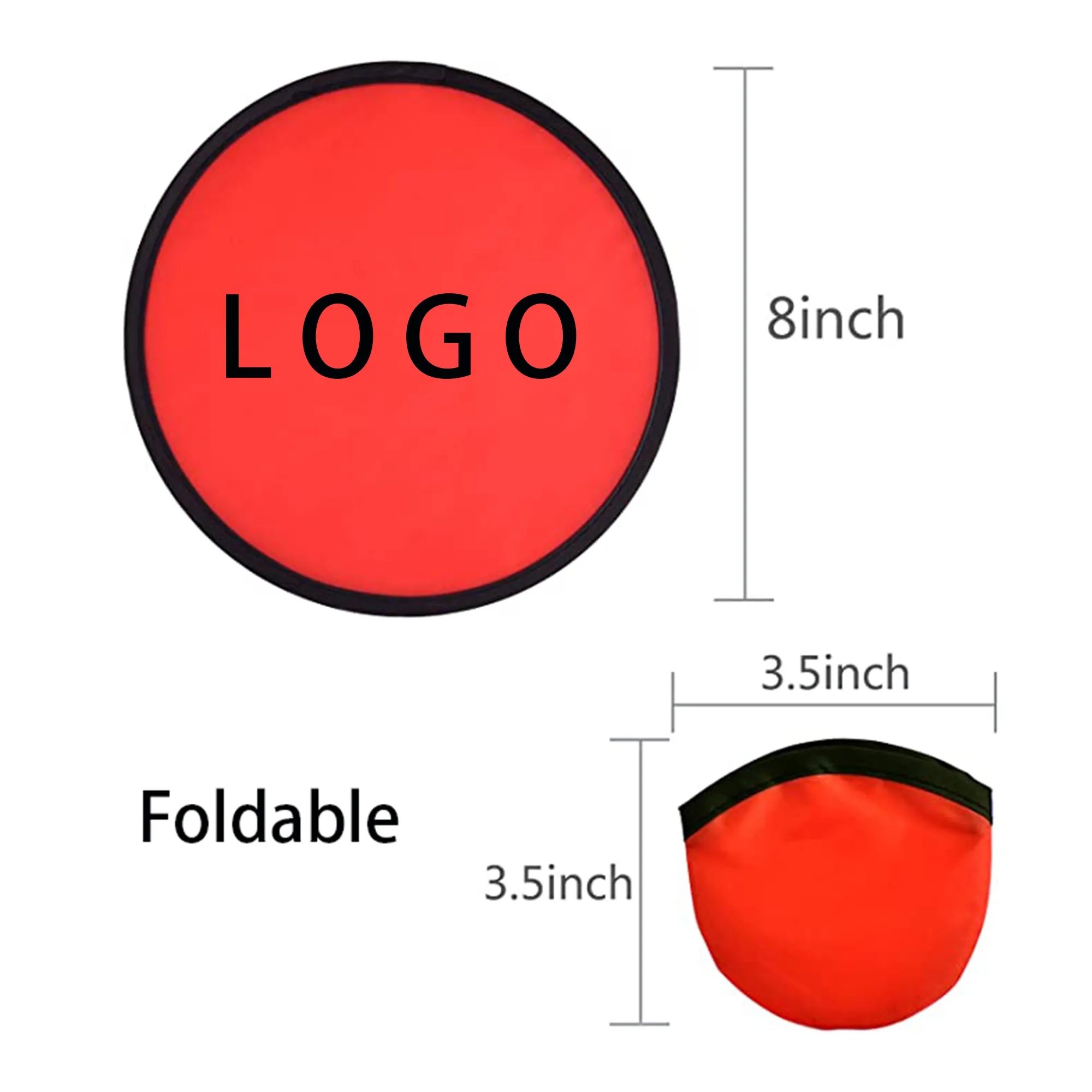 Foldable Flying Disc With Handle MOQ 100 PCS 5