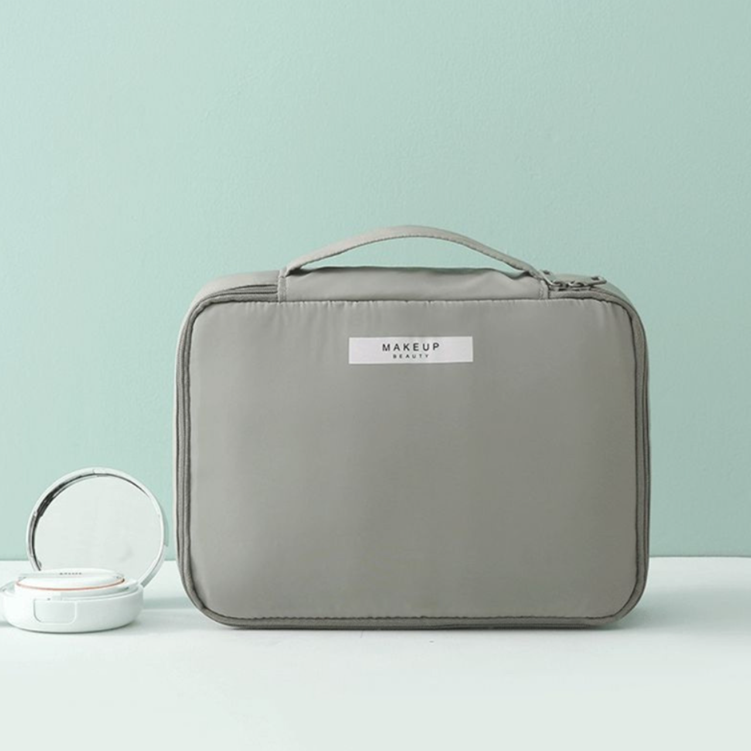 Waterproof Makeup Bag Travel Vanity w/ Handle 5
