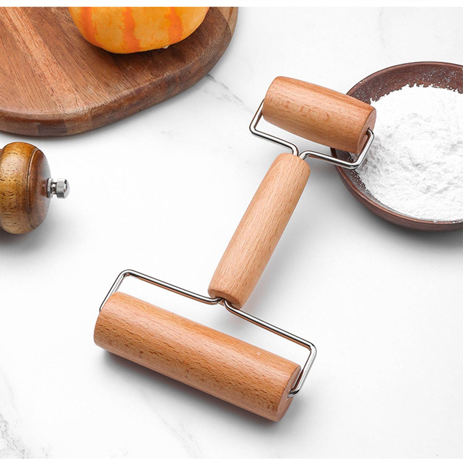 Wooden Dough Rolling Pin 5