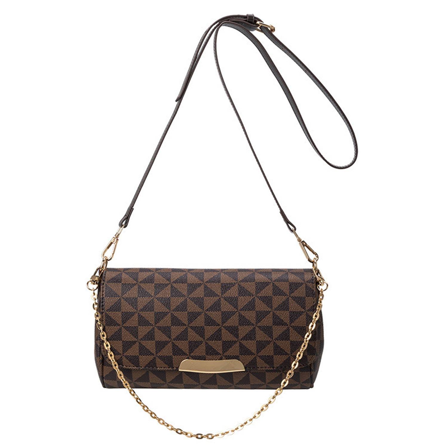 PU Leather Fashion Women Shoulder Chain Crossbody Bag 3