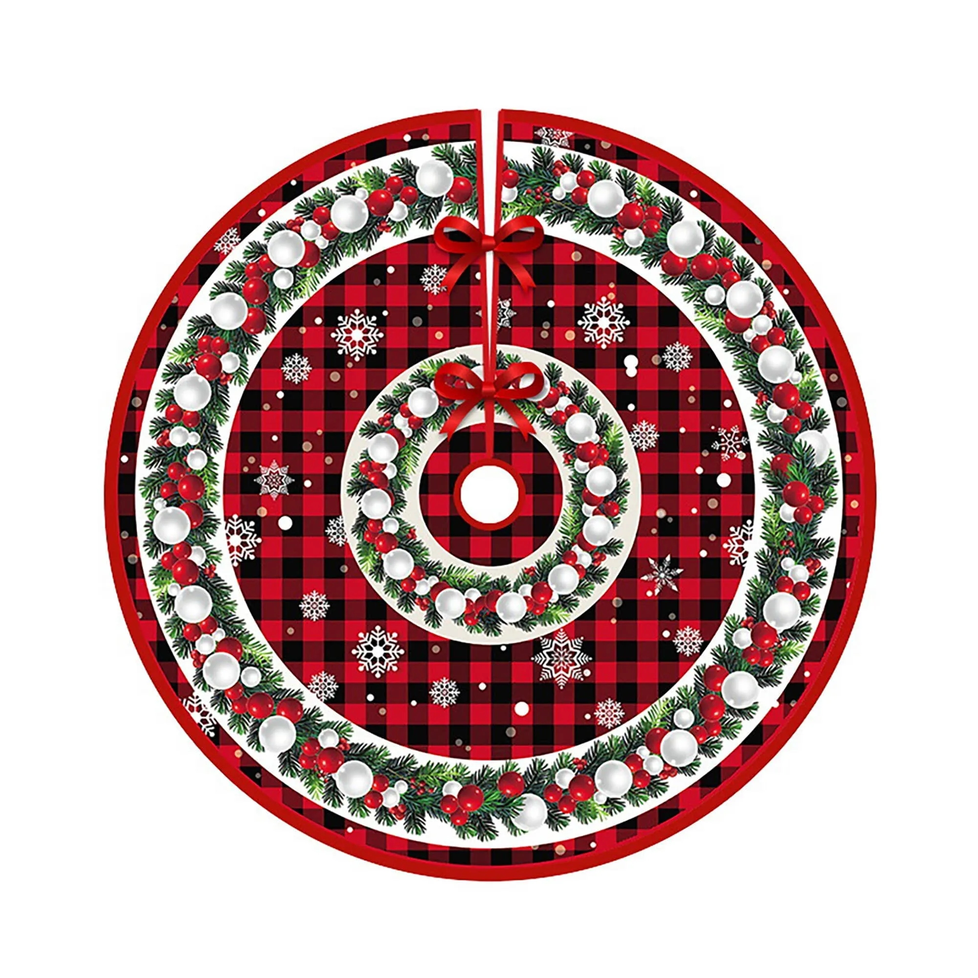 Cozy Christmas Tree Skirt MOQ 20 Multiple Sizes Available 31