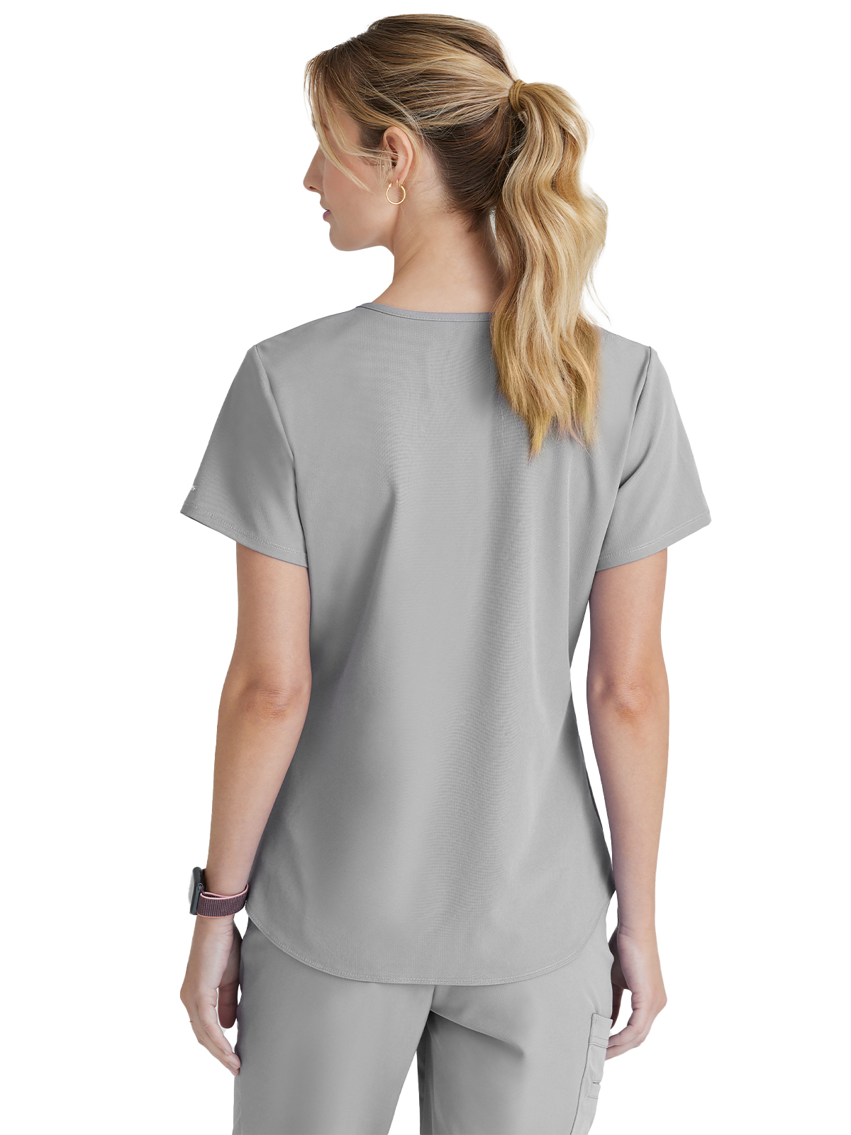Skechers - Women's Three-Pocket Curved V-Neck Breeze Scrub Top 8