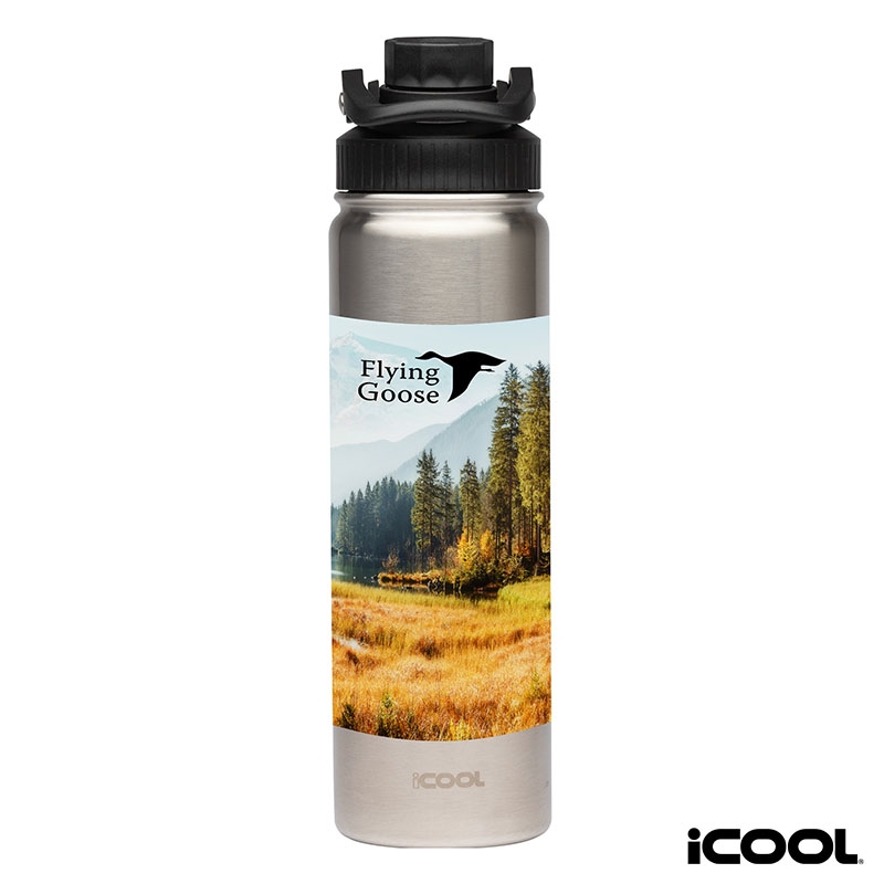 iCOOL® Durango 24 oz. Double Wall, Stainless Steel Water Bottle 32