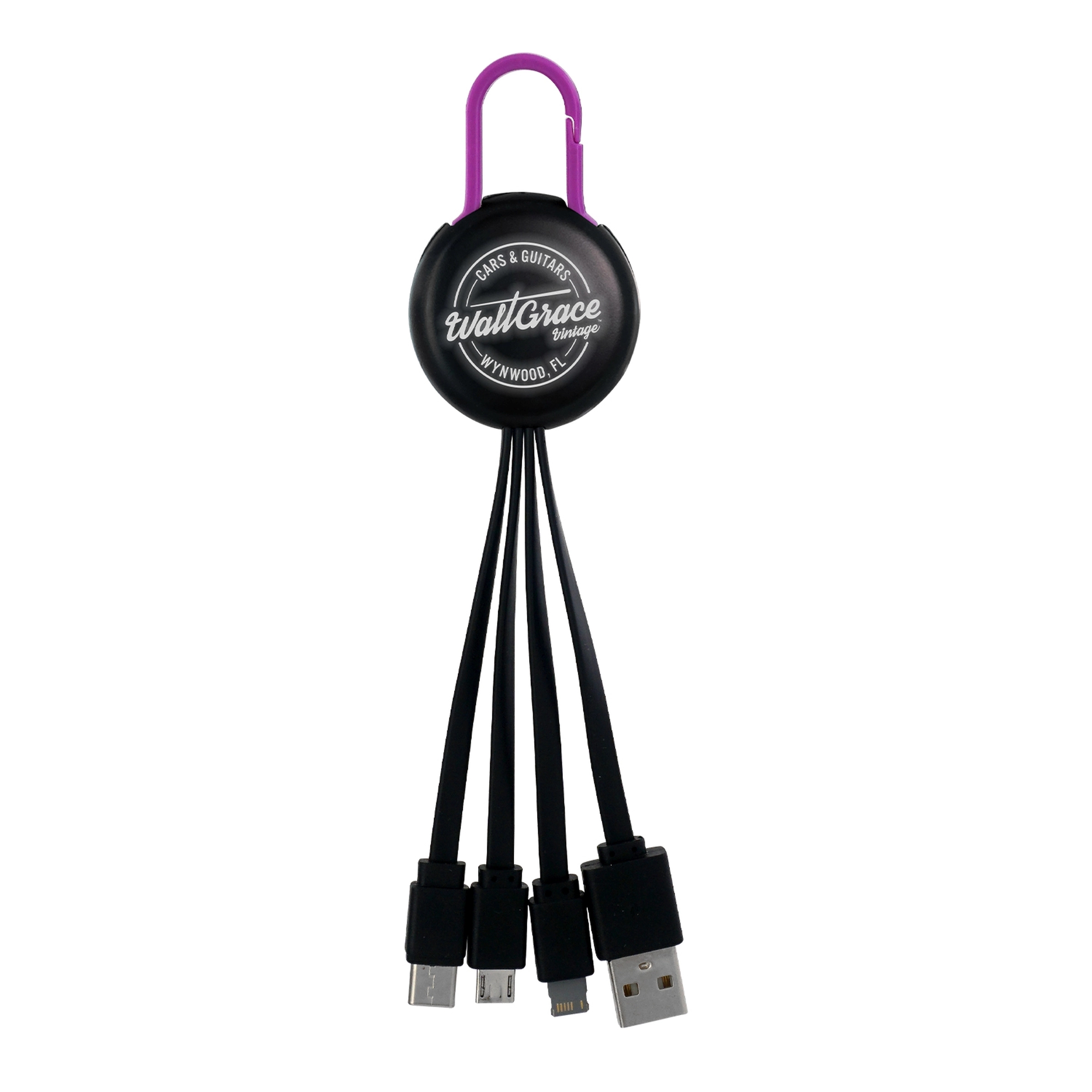 LIGHT UP LOGO CLIP 3 IN 1 CHARGING CABLE 33