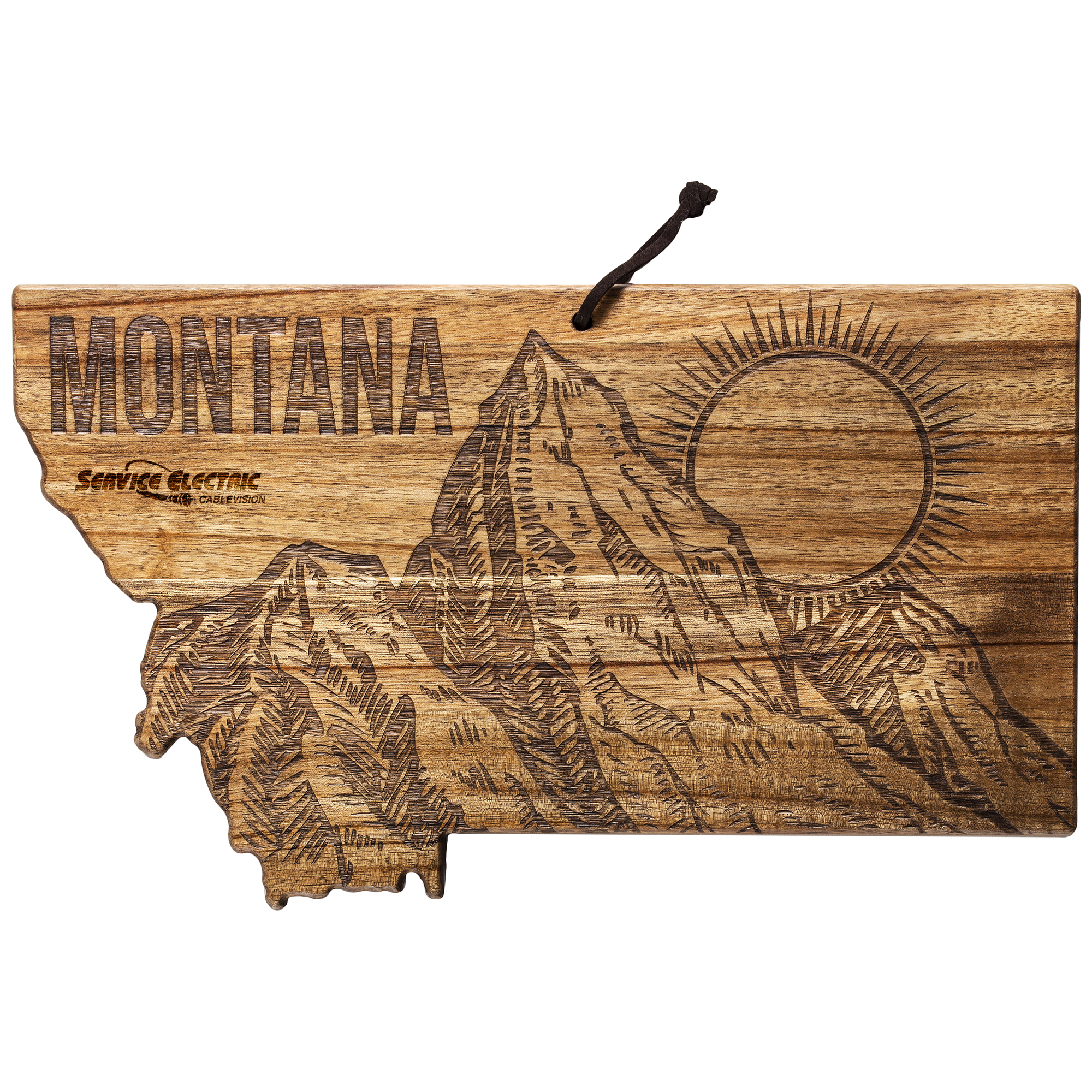 Rock & Branch® Origins Series Montana State Shaped Cutting and Serving Board