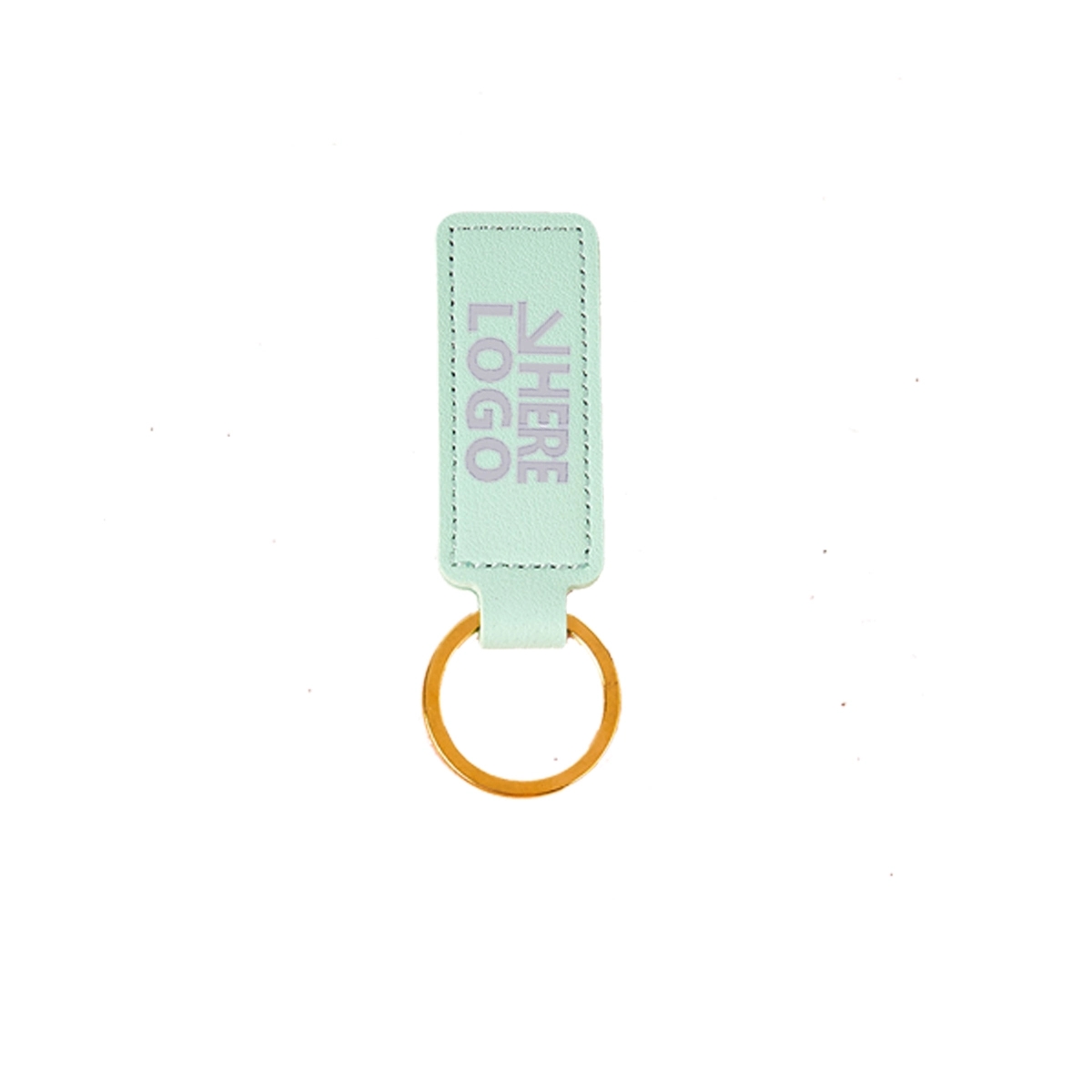 Full Color PU Leather Keychain 8