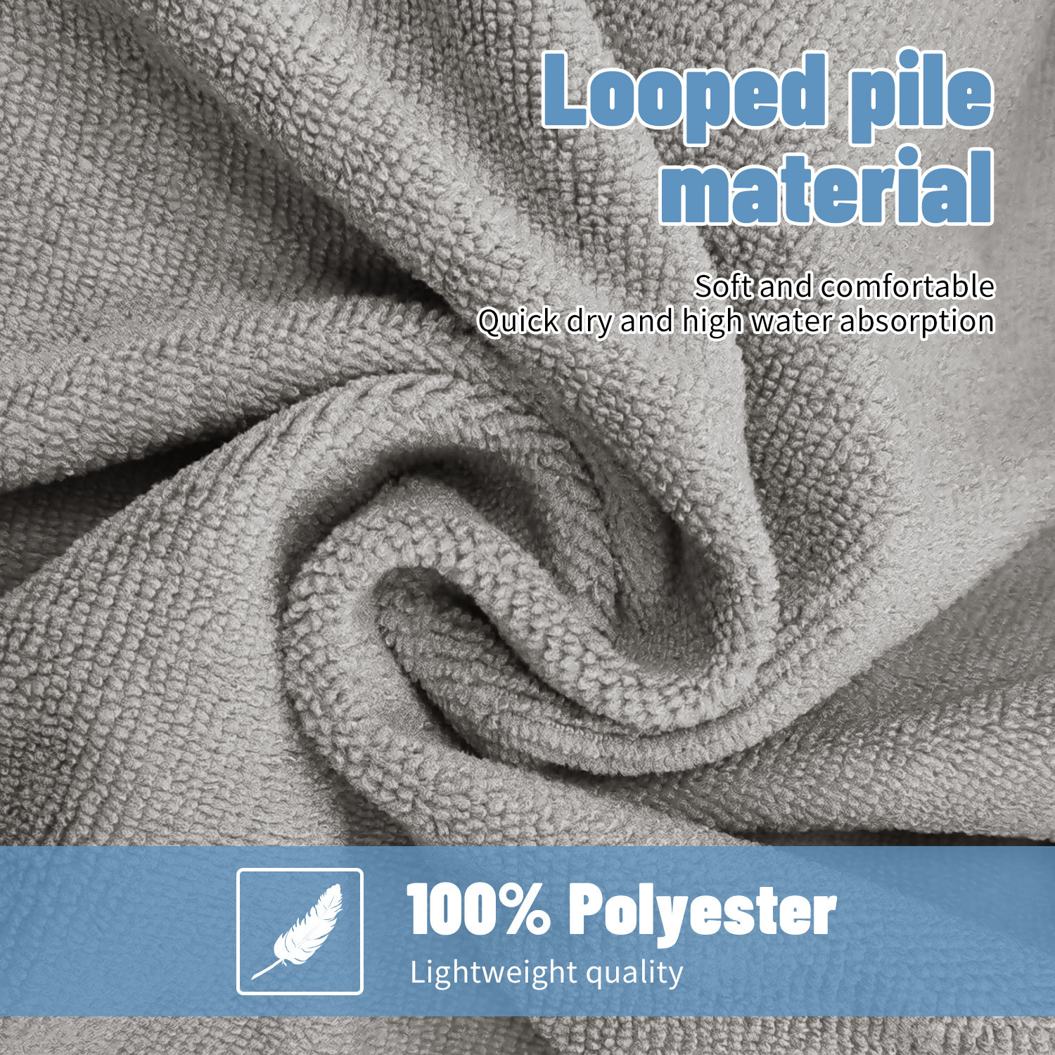 Surf Poncho Zipper Towel Hoodie 4