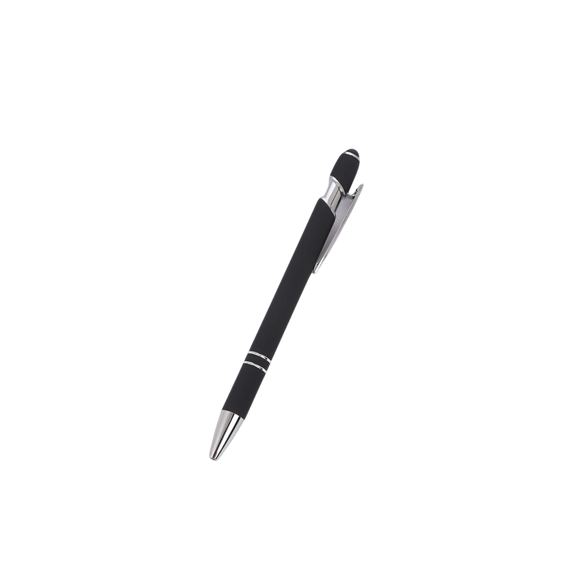 Metal Click Ballpoint Pen With Capacitive Stylus 5.7" 9