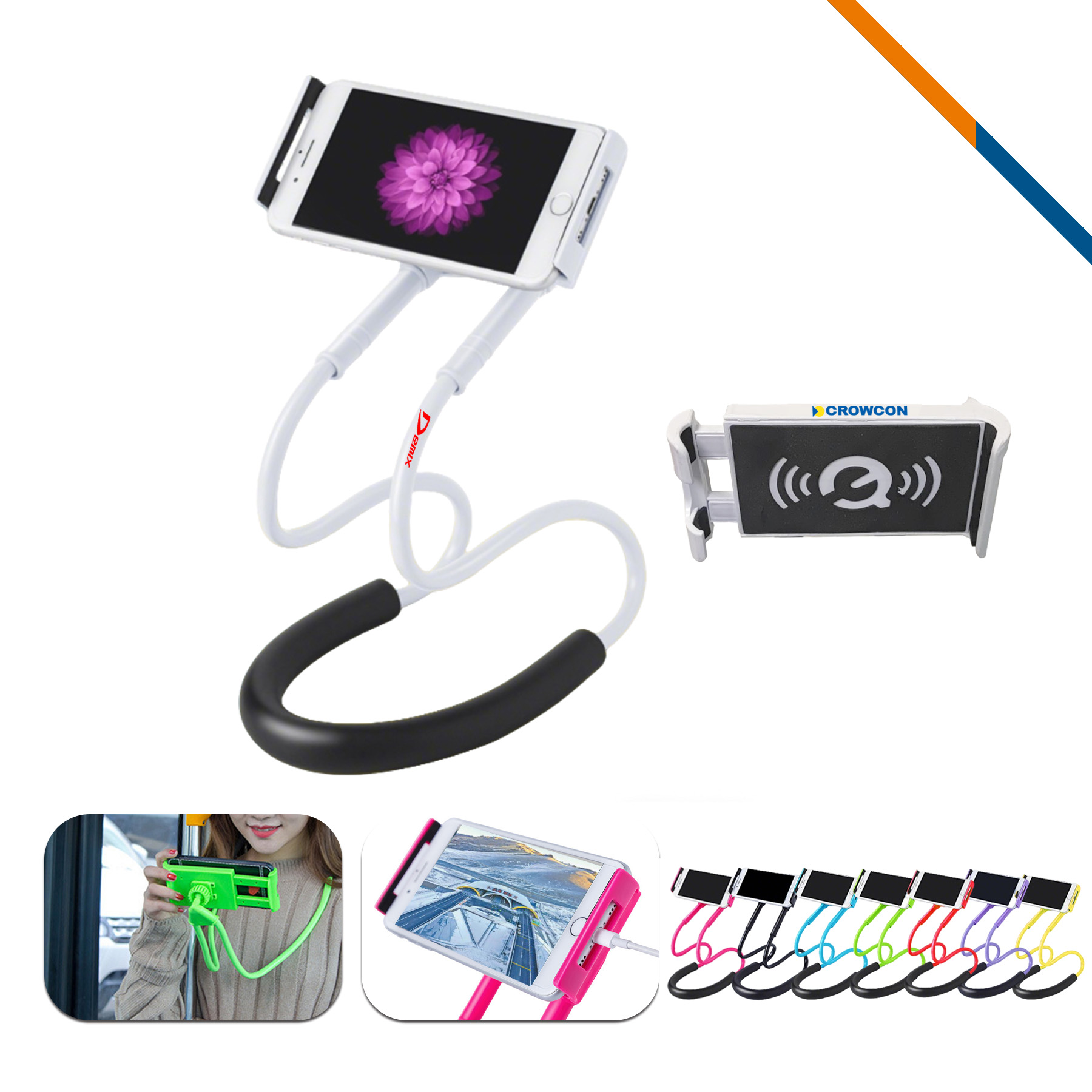 Stehold 2in1 Adjustable Neck Phone Holder 10