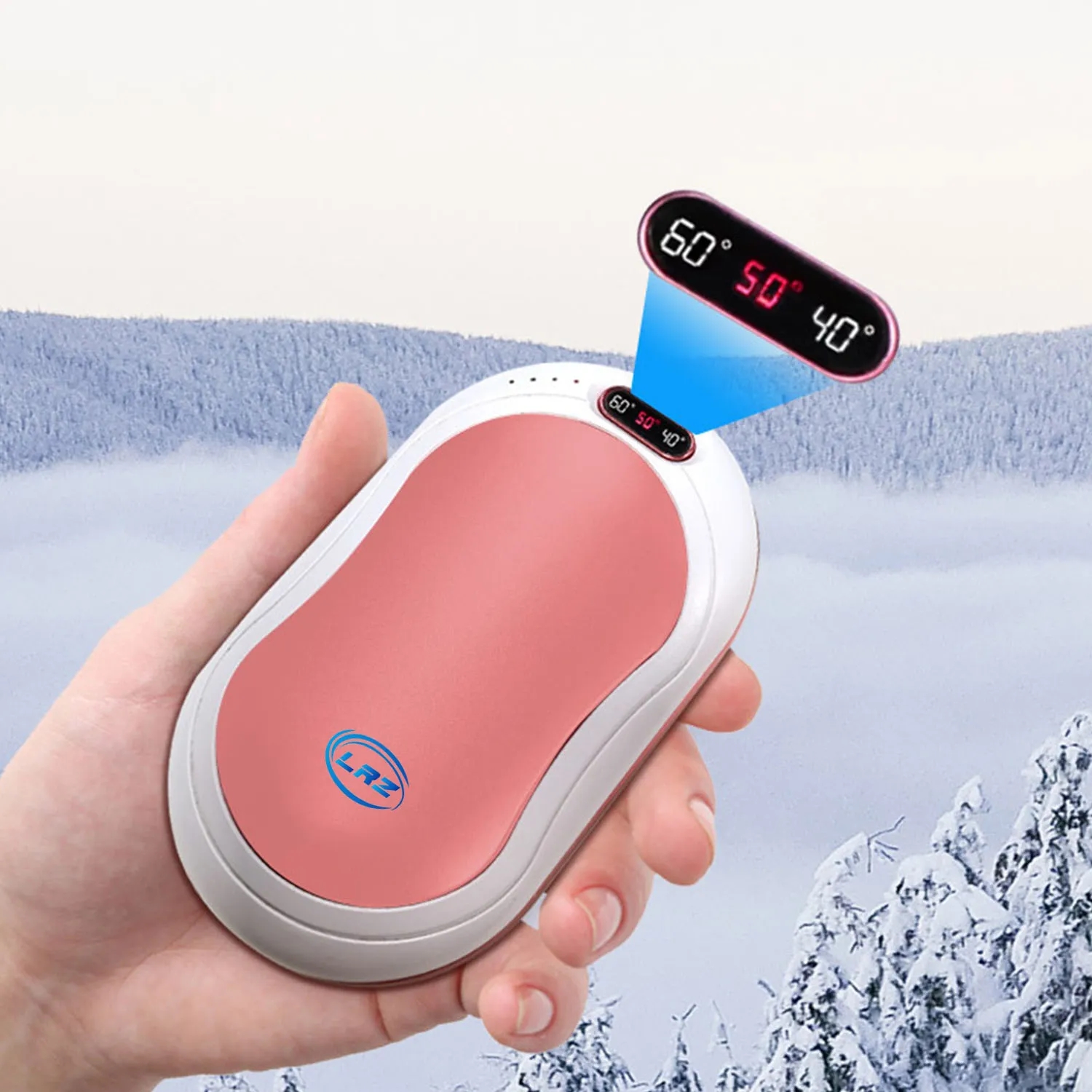 Usb Hand Warmer Reusable 10000Mah Powerbank 2