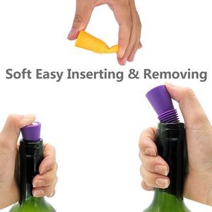 Durable Silicone Cone Wine Cork Bottle Stopper 4
