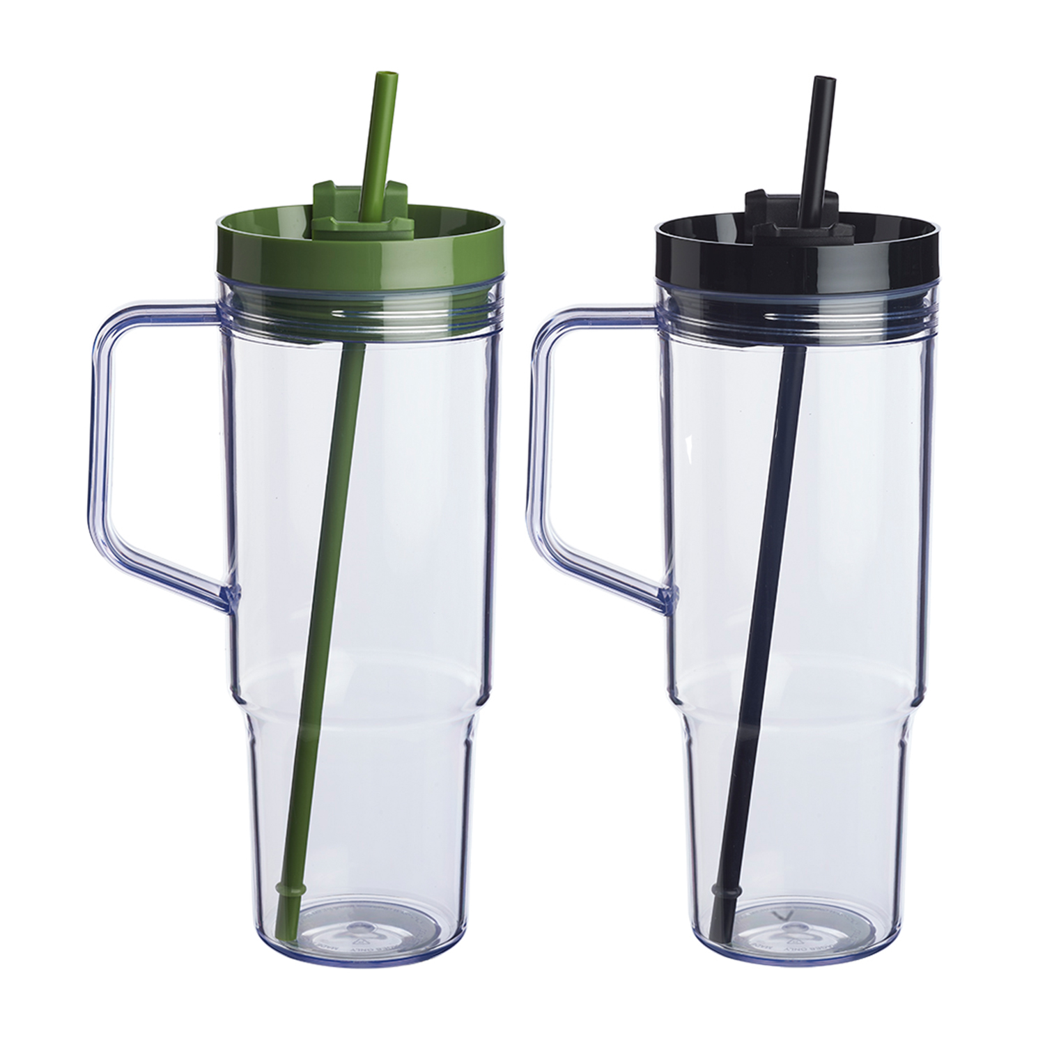 Plastic Tumbler with Screw-On Lid, 40 oz. 4