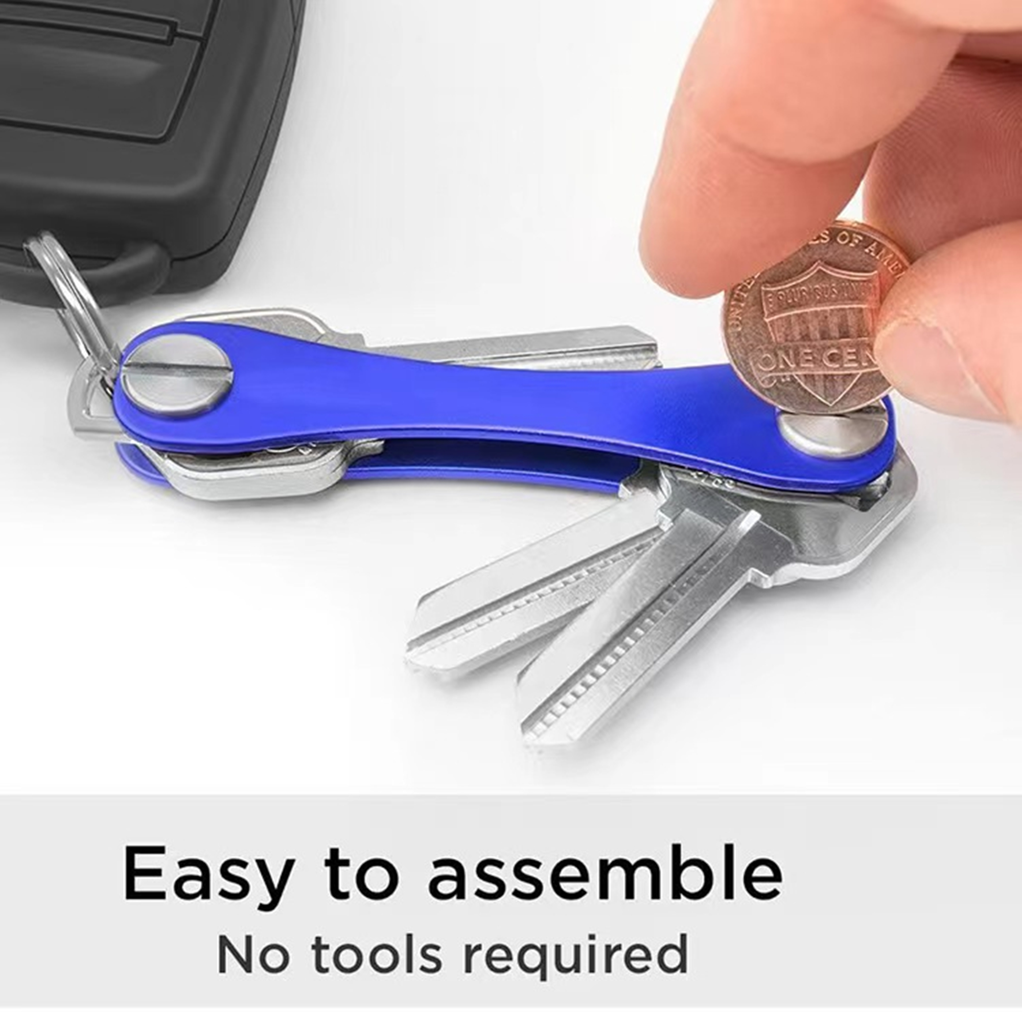 Compact Key Organizer Holder For Keychain Key Ring 3