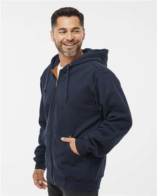 Men's Crossfire Heavyweight Power Fleece Hooded Jacket with Thermal Lining - 7033 11