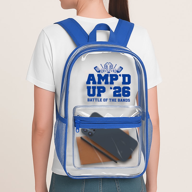 Pocket Clear Plastic Backpacks 20