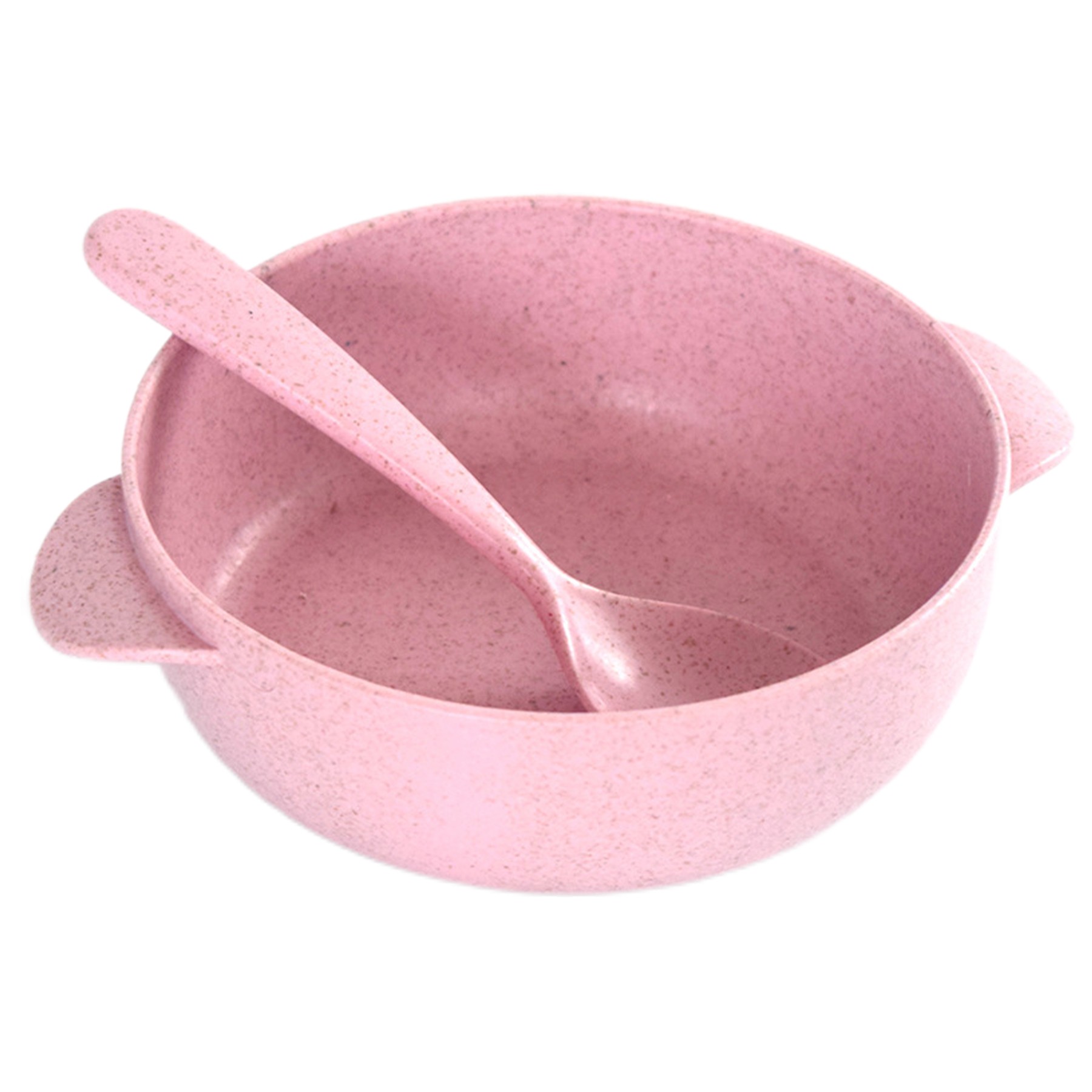 Reusable Wheat Straw Baby Bowl Sets 4