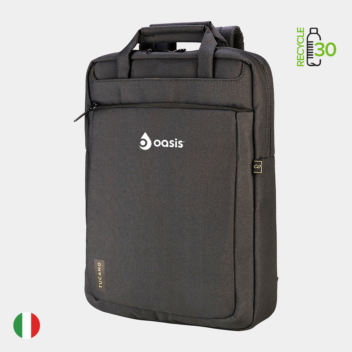 TUCANO® - Italy WORK OUT 4 Recycled Executive Business Slim Backpack 4