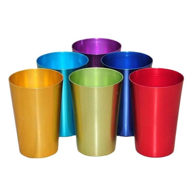 12oz Colorful Recycled Aluminum Cup 2