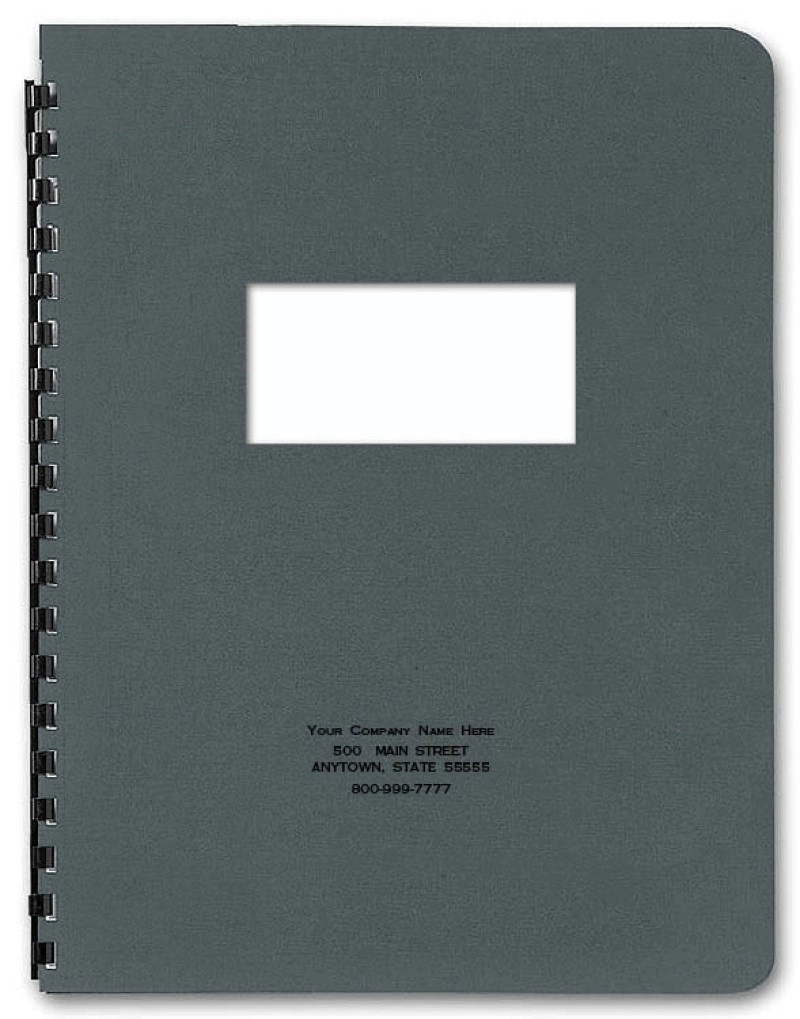 Cover - Report, Punch & Bind With Window 14