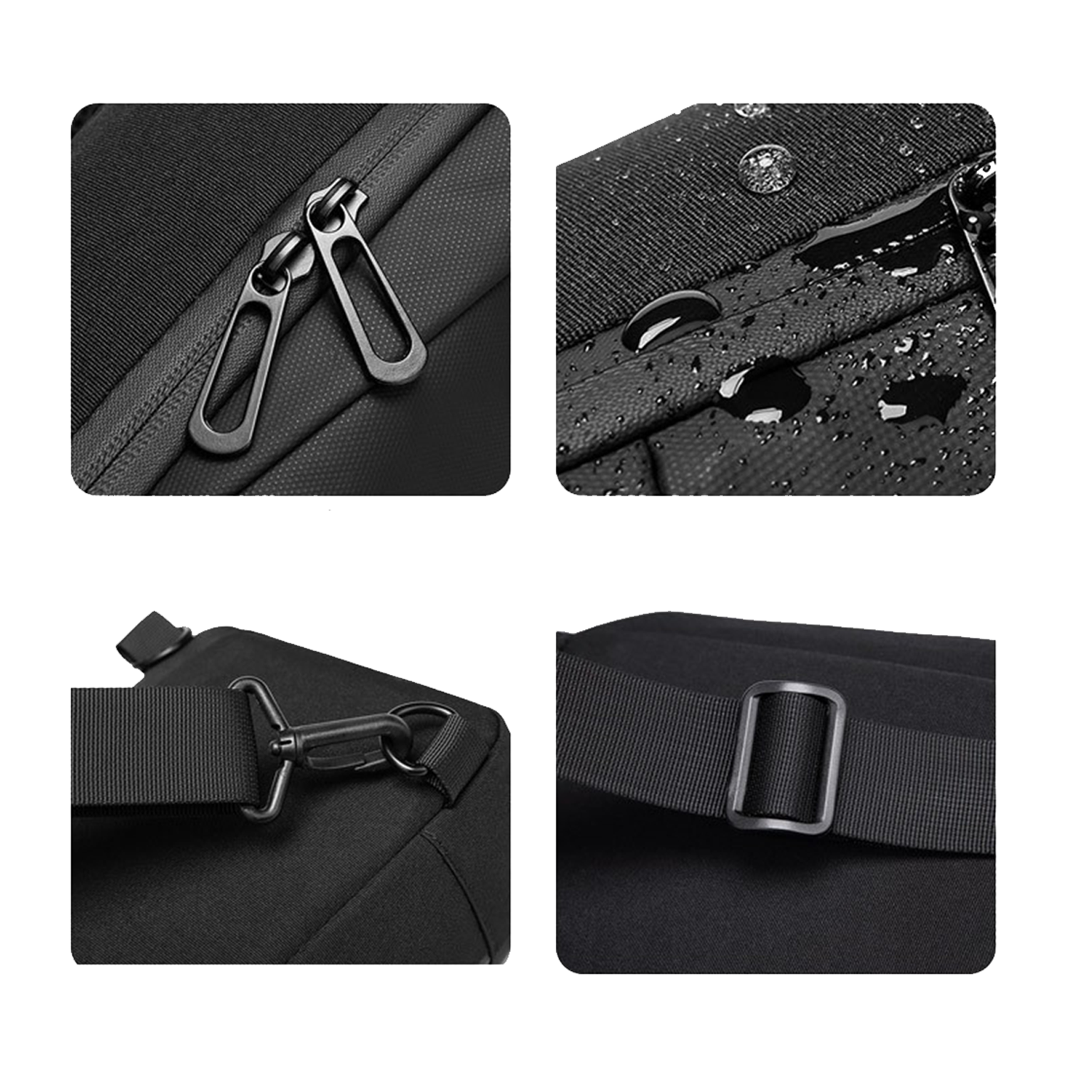 Large Capacity Oxford Spun Waterproof Crossbody Bag 5