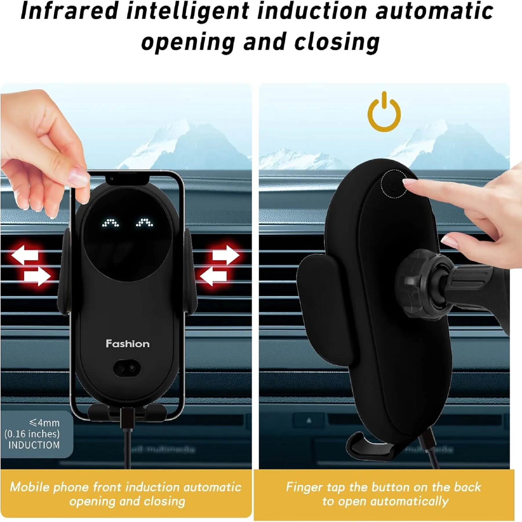 Wireless Car Charger Mount 7