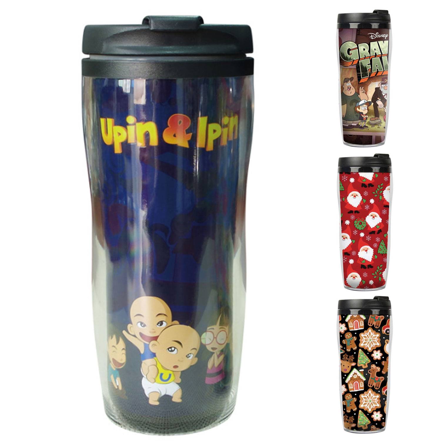 Customizable Double Layer Plastic Color-Changing Cup 3