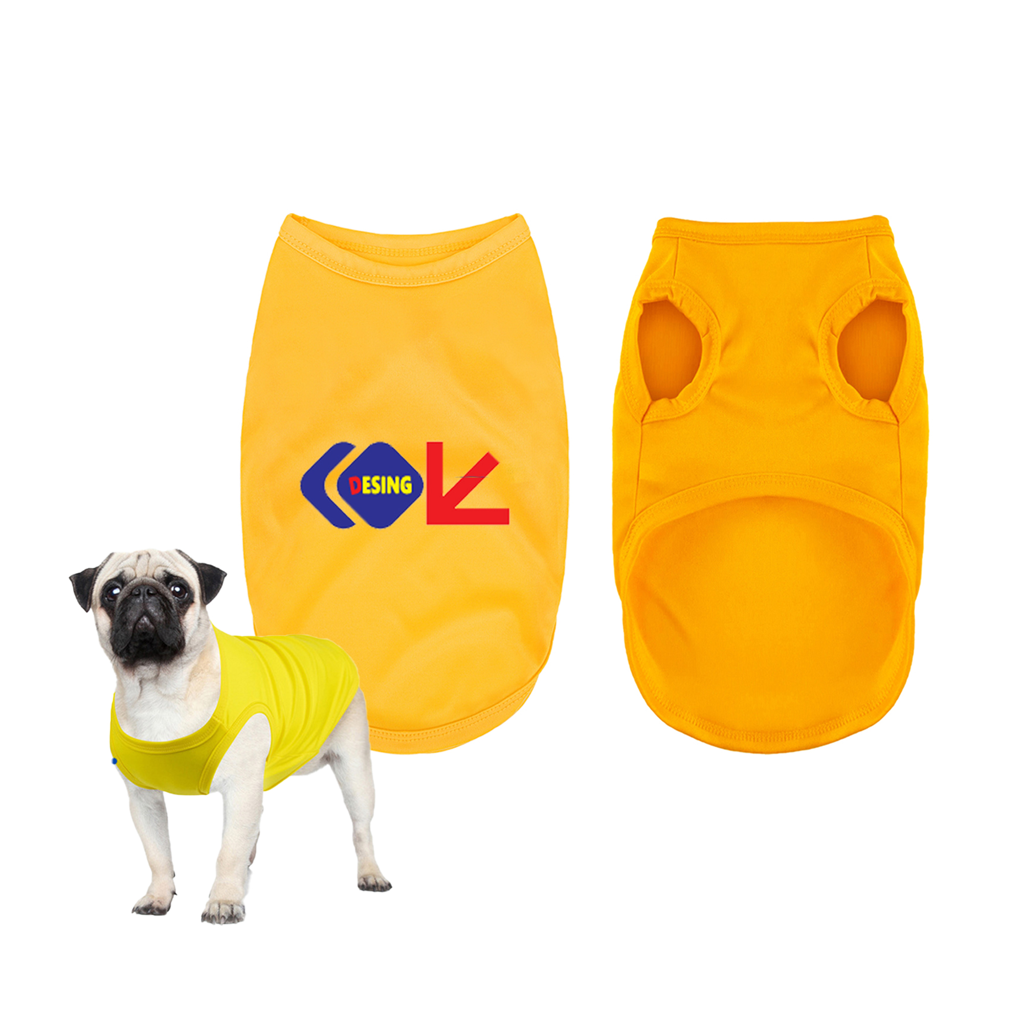 Sleeveless Personalized Pet T-Shirt 2