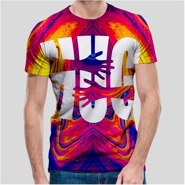 Unisex Full Color Sublimated Short Sleeve T-Shirt (180g/M2) 1