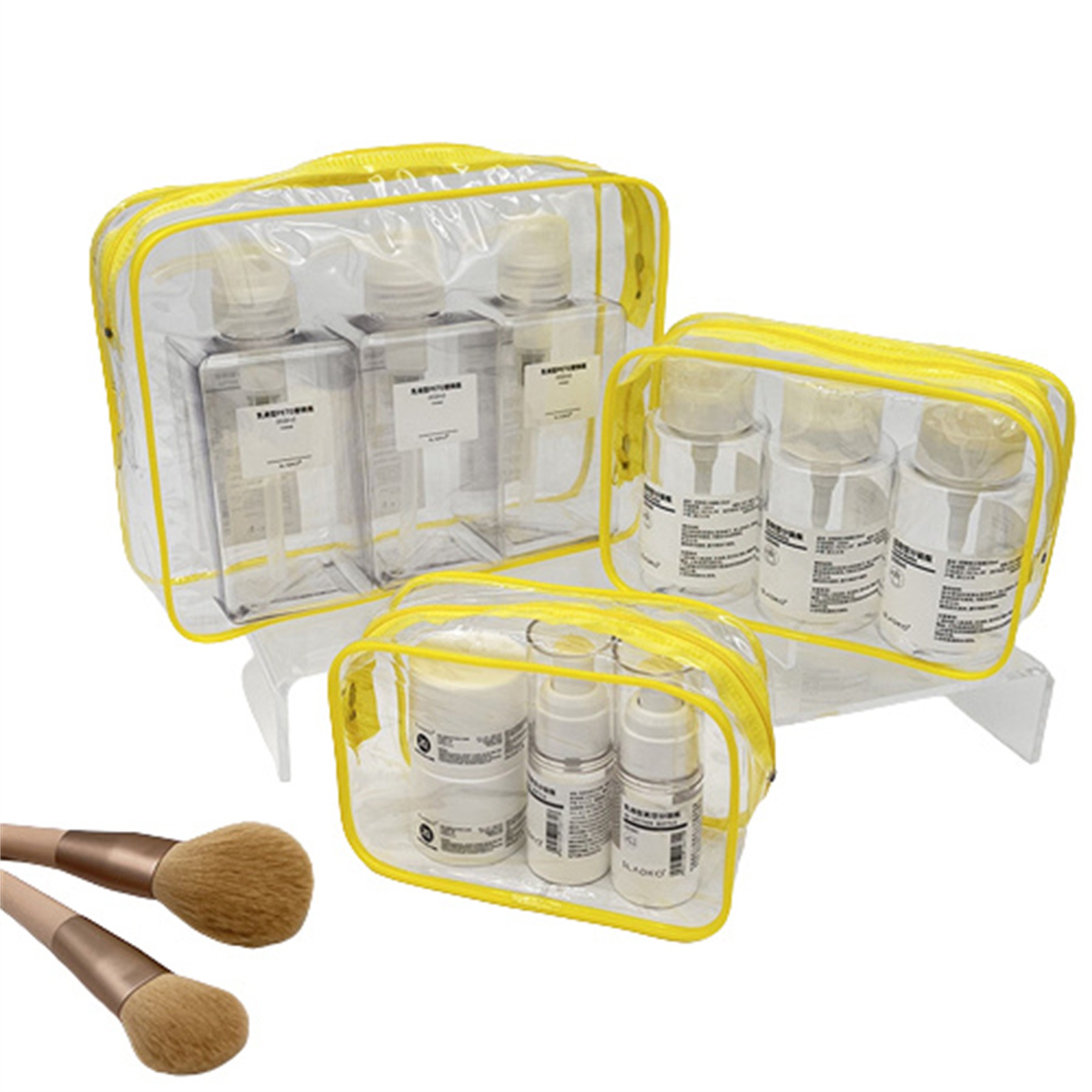 Transparent Waterproof Cosmetic Toiletry Bag 2