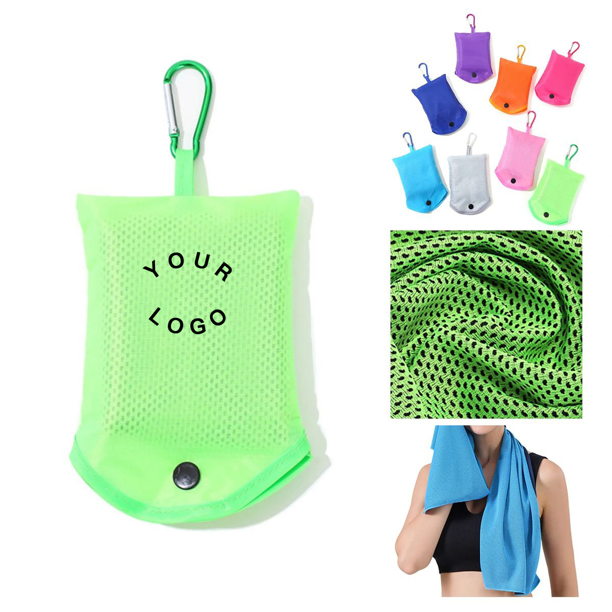 Polyester Reusable Running Cooling Towel 1