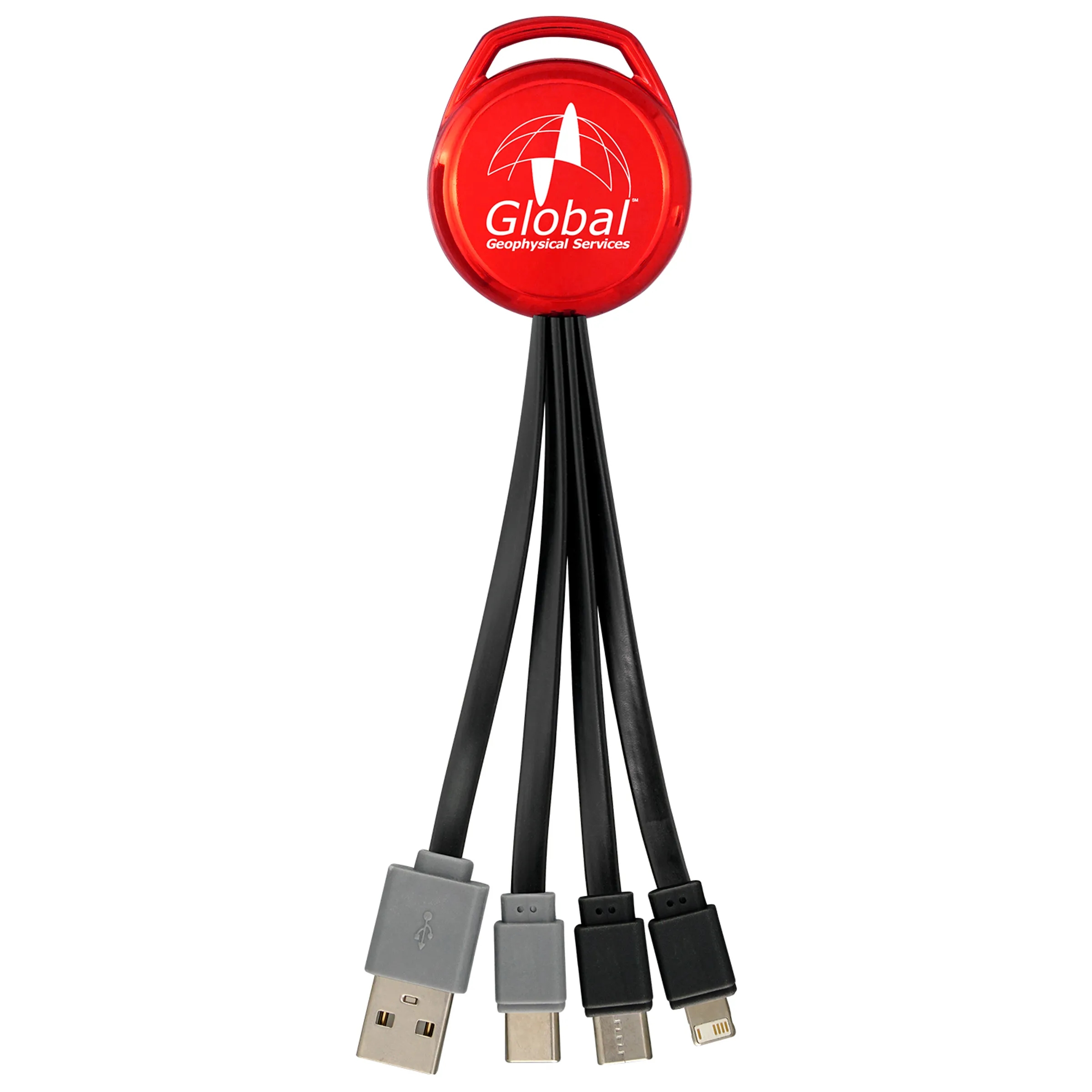 Metallic Vivid Dual Input 3-in-1 Charging Cable 18