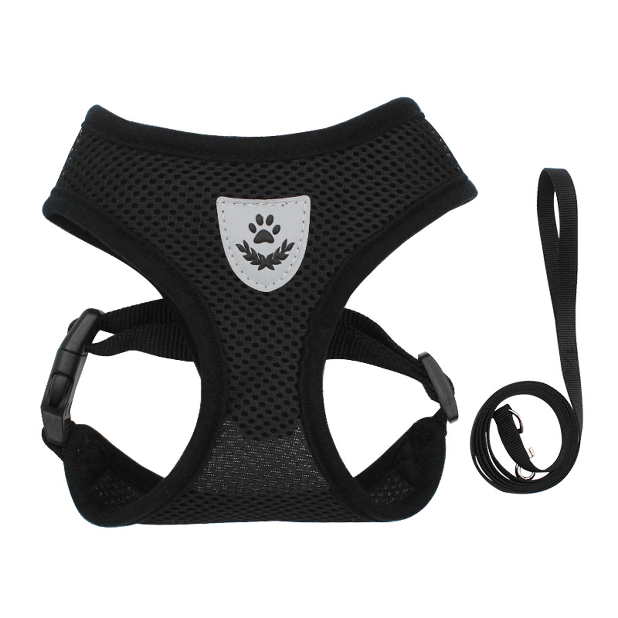 No Choke Reflective Pet Vest Harnesses With Leash 7