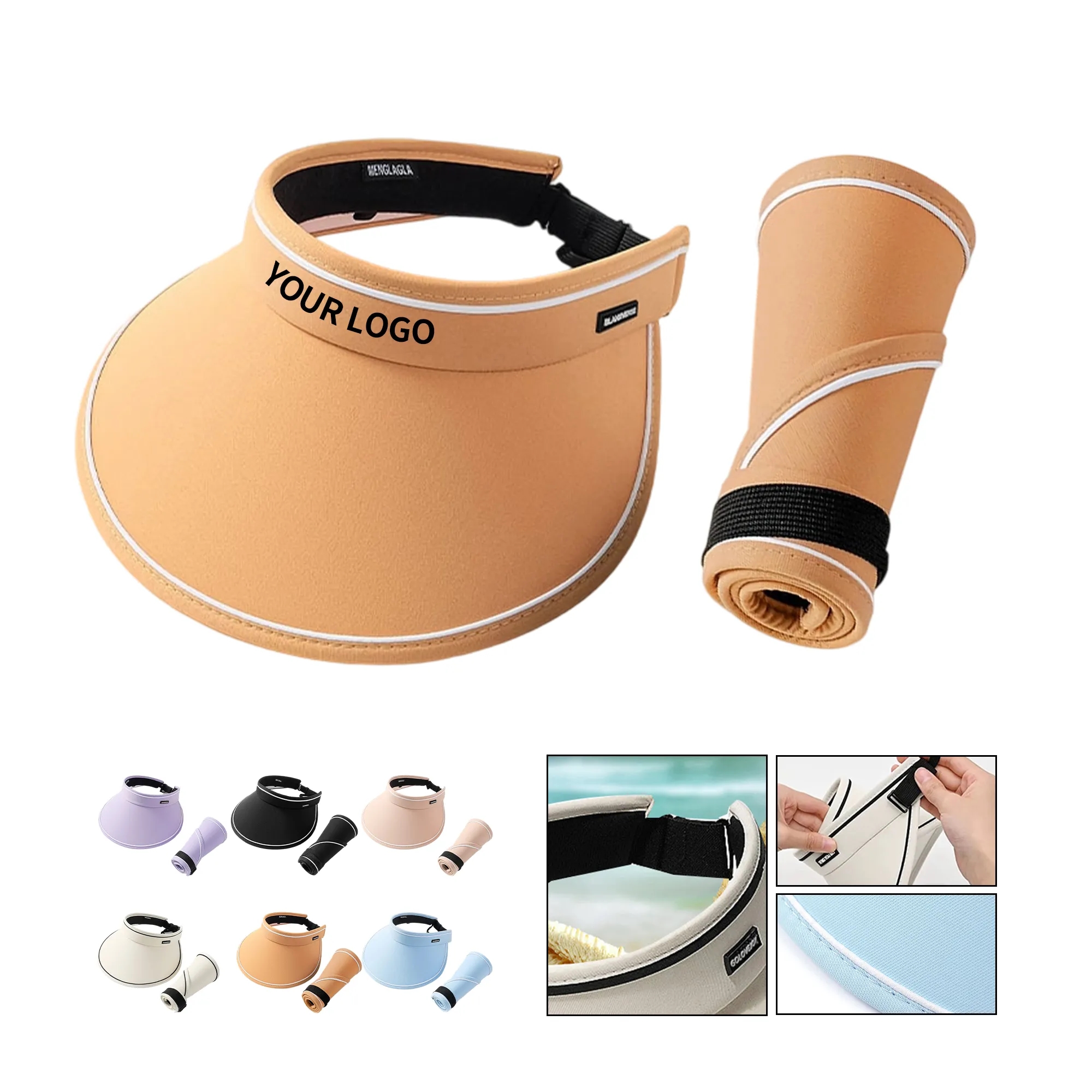 UV Protection Wide Brim Visor Hat 2