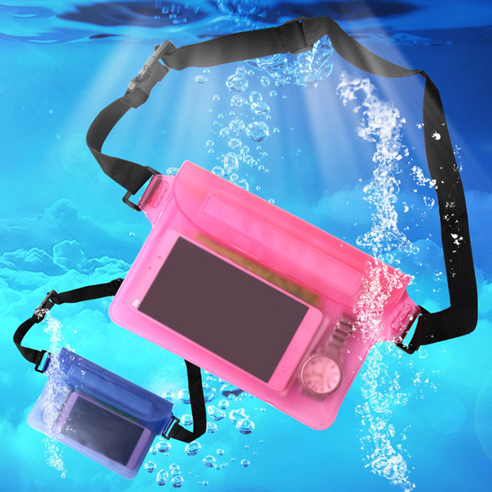 Waterproof Polycarbonate Cell Phone Waist Bag 3
