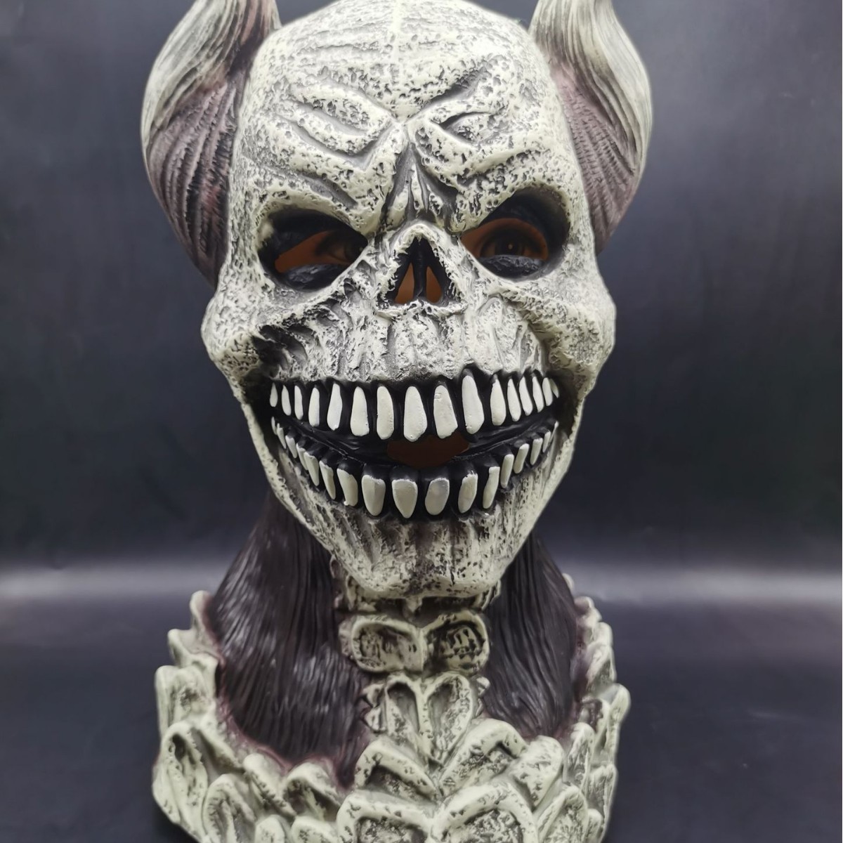Skull Brain Burst Latex Mask 4