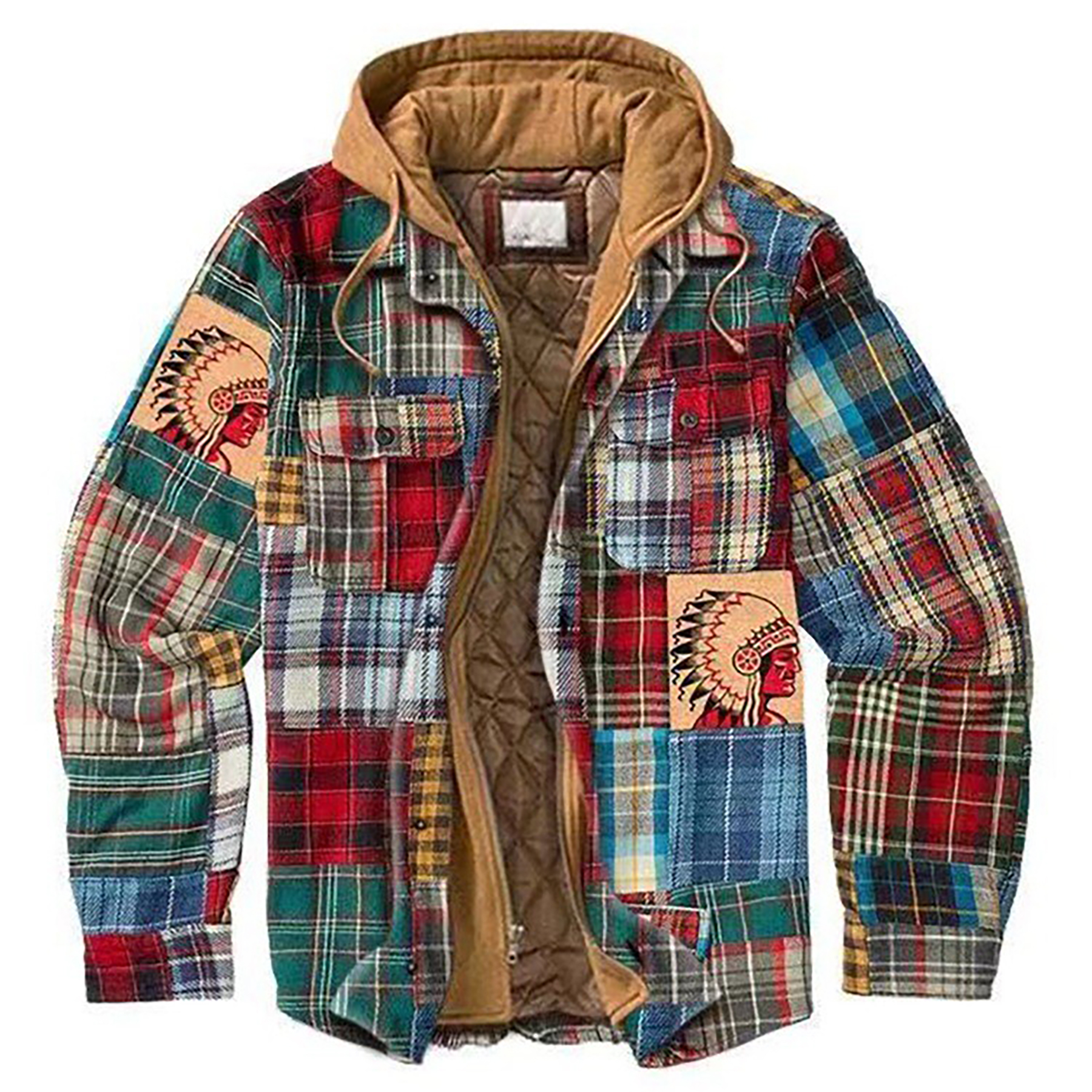 Plaid Cotton Hooded Jacket 3